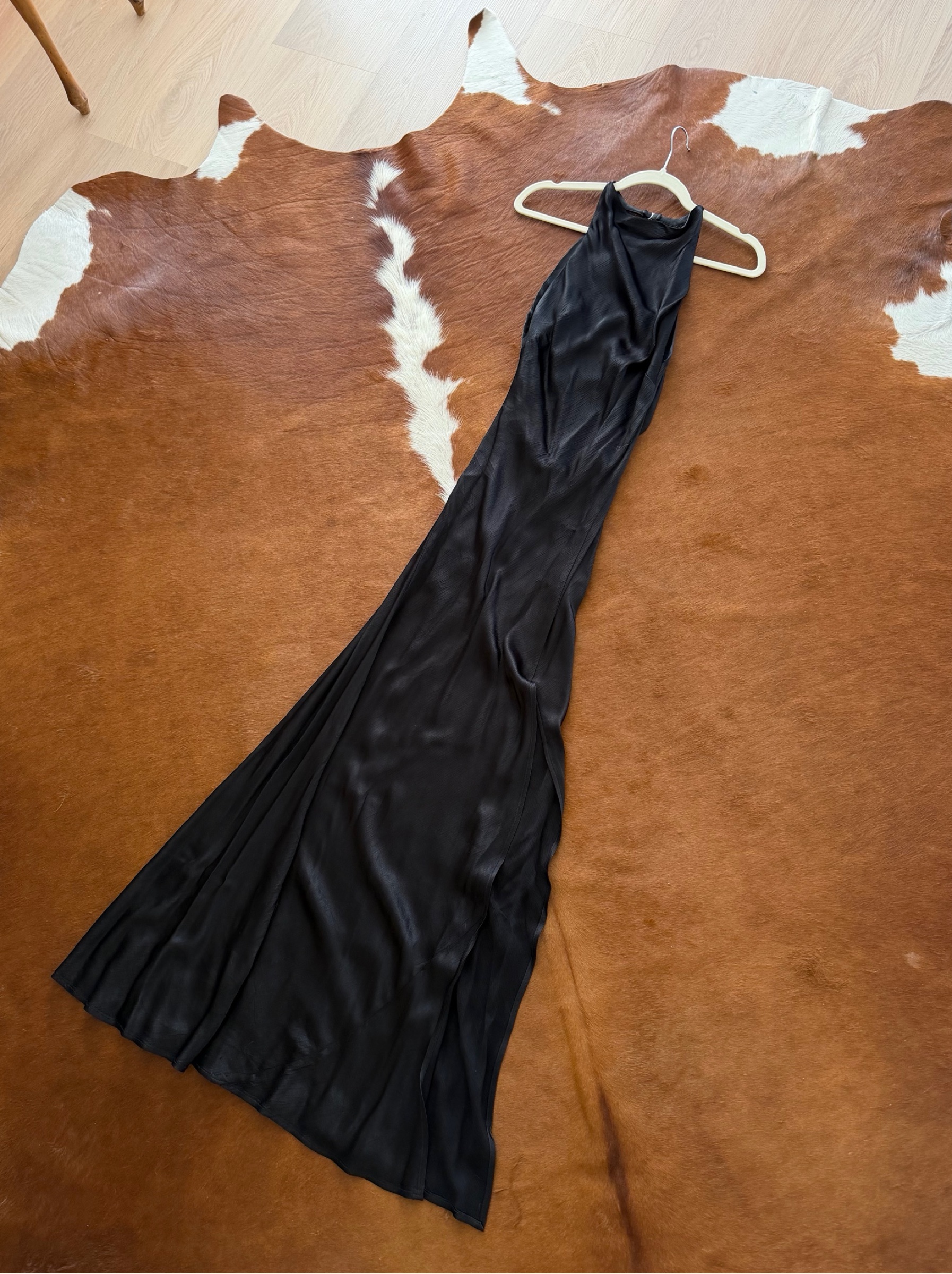 bec and bridge black velvet dress + satin halter maxi size AUS 6 / US 2 by Bec & Bridge romance Zimtown 4 Drawer Dresser Size:50
