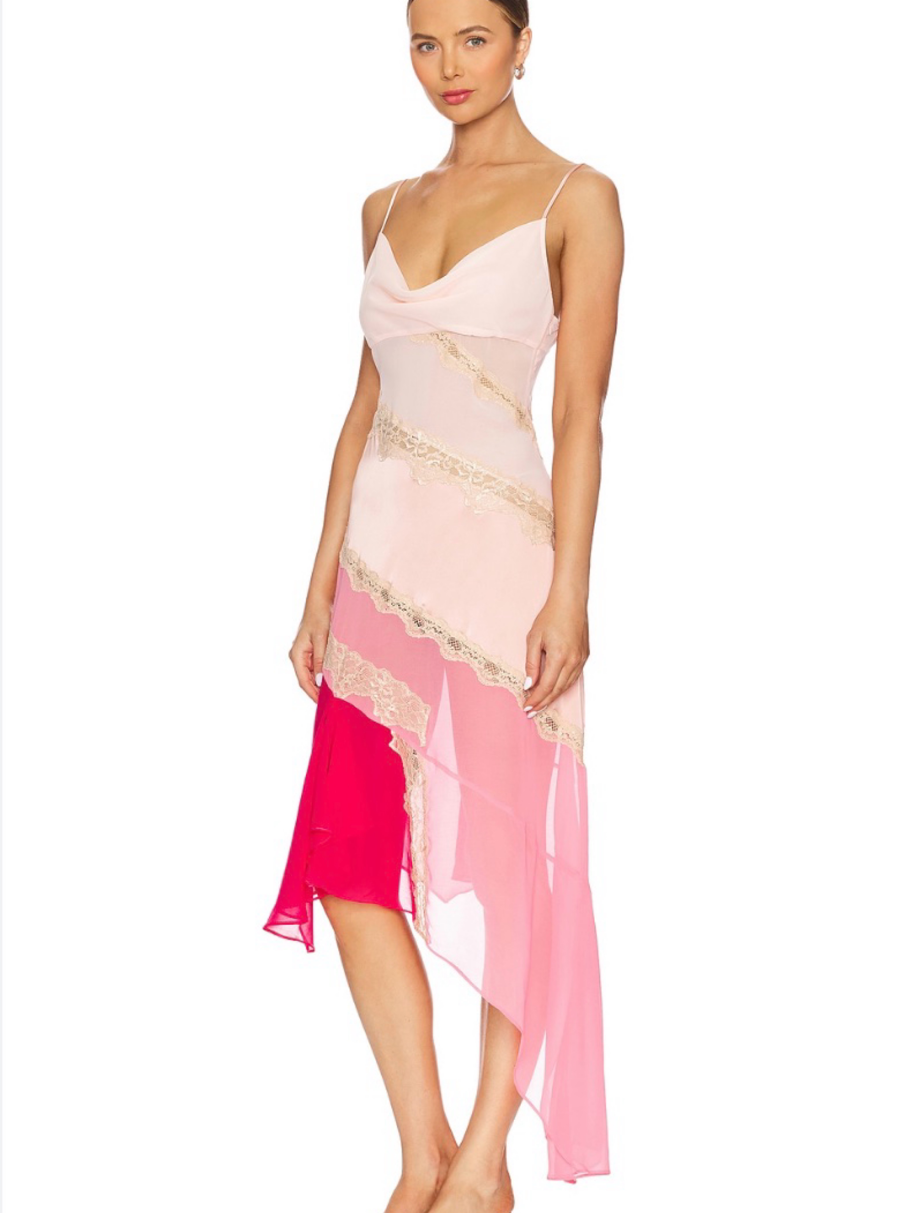 GUIZIO Leah Dress in Candy Apple