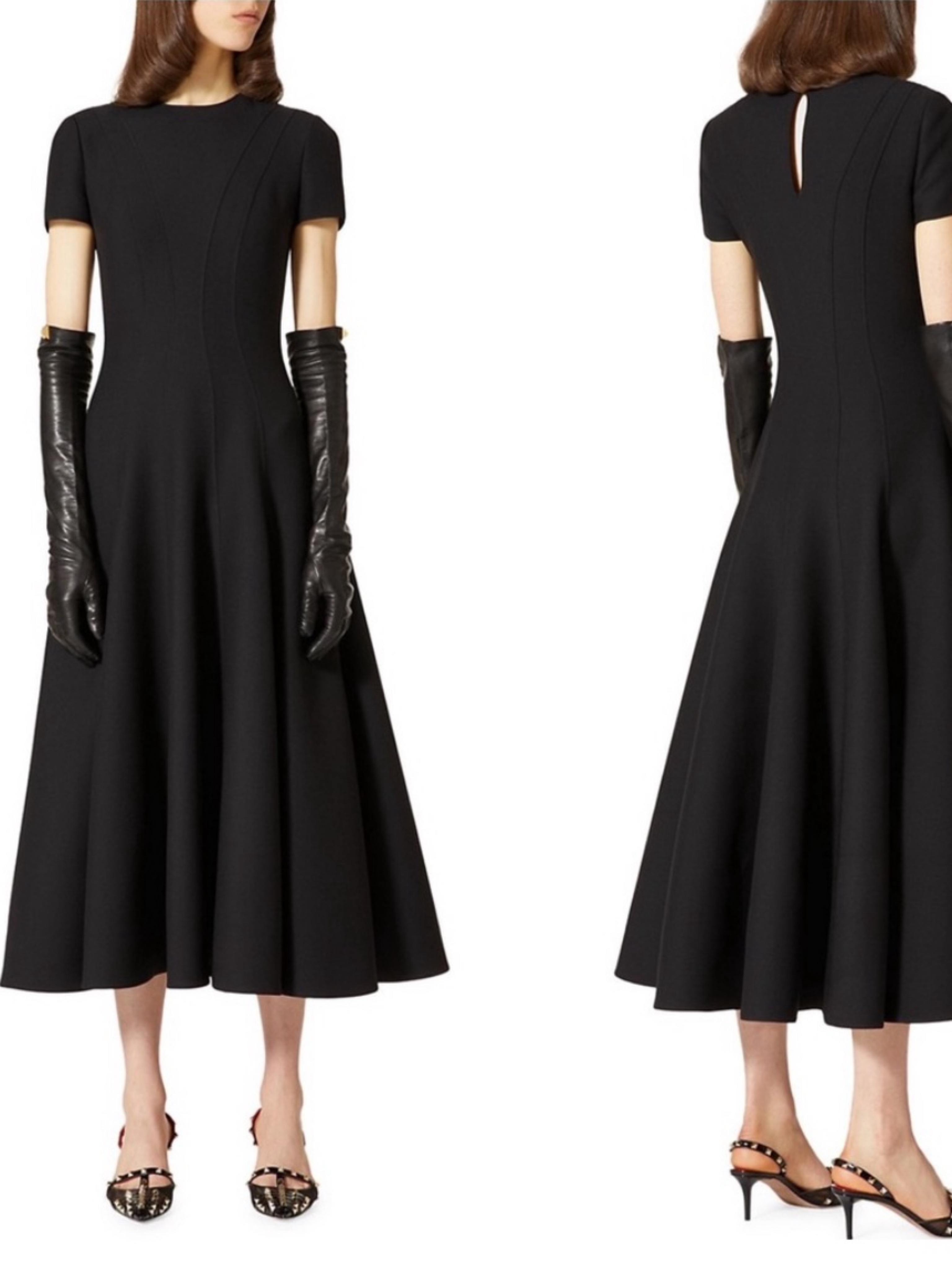 VALENTINO Wool Midi Dress