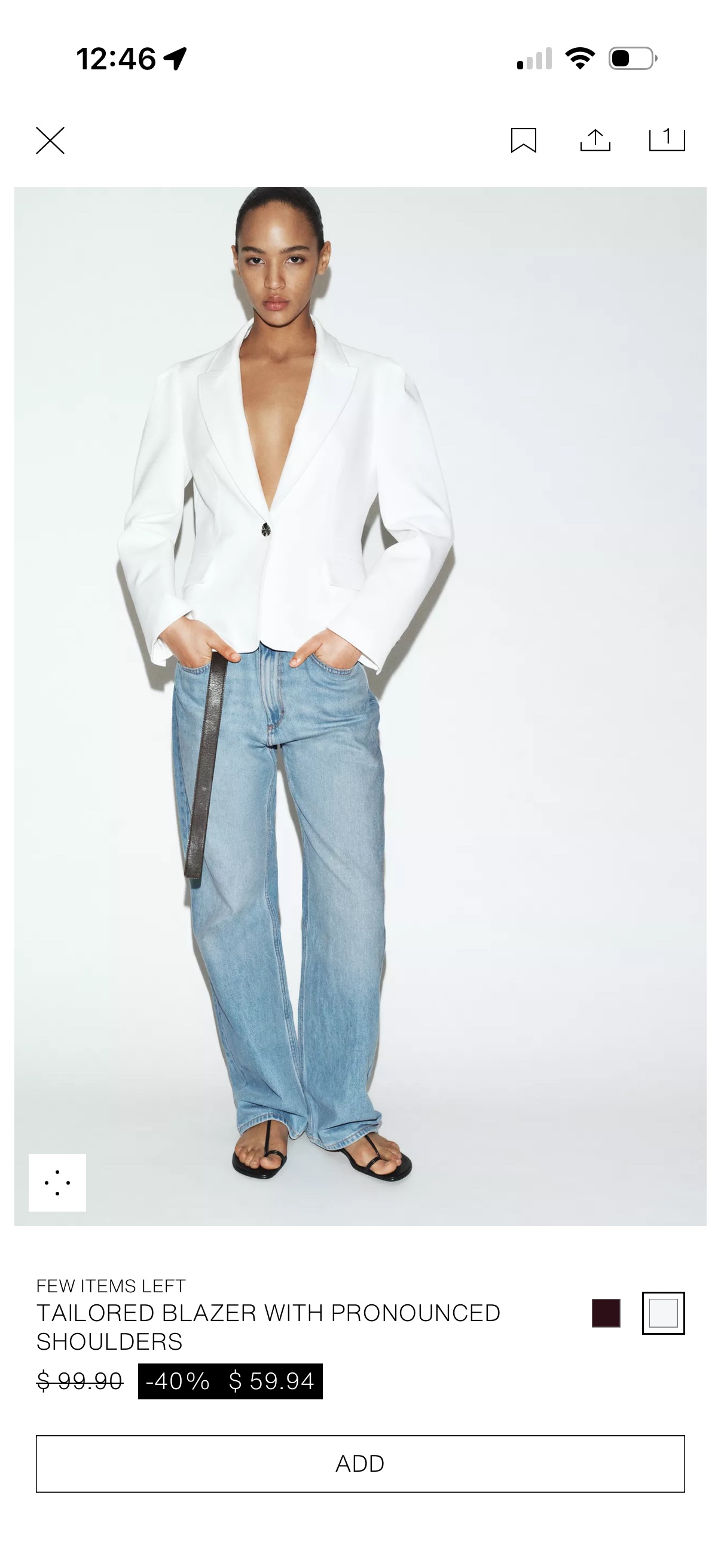 White Blazer
