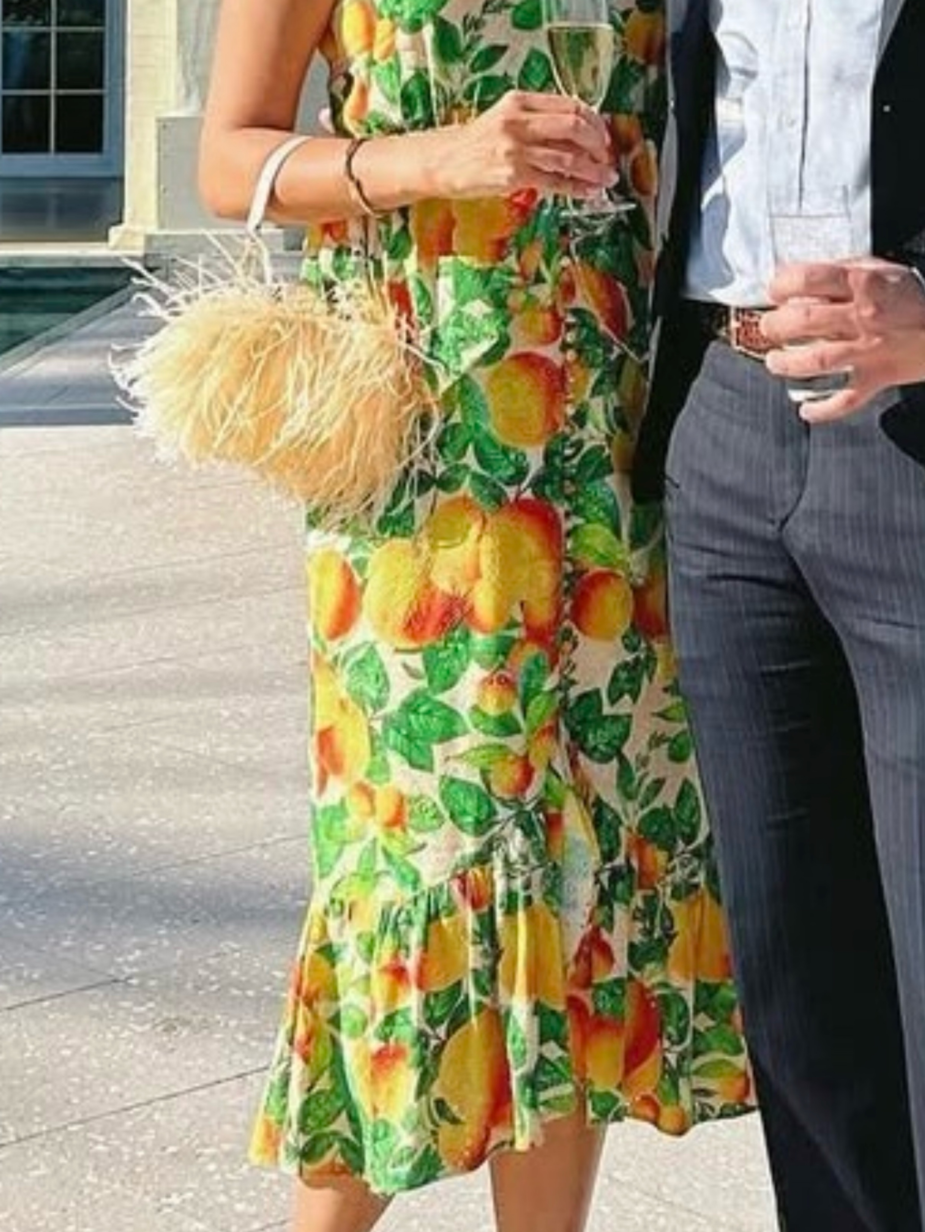 Ostrich Feather Bag