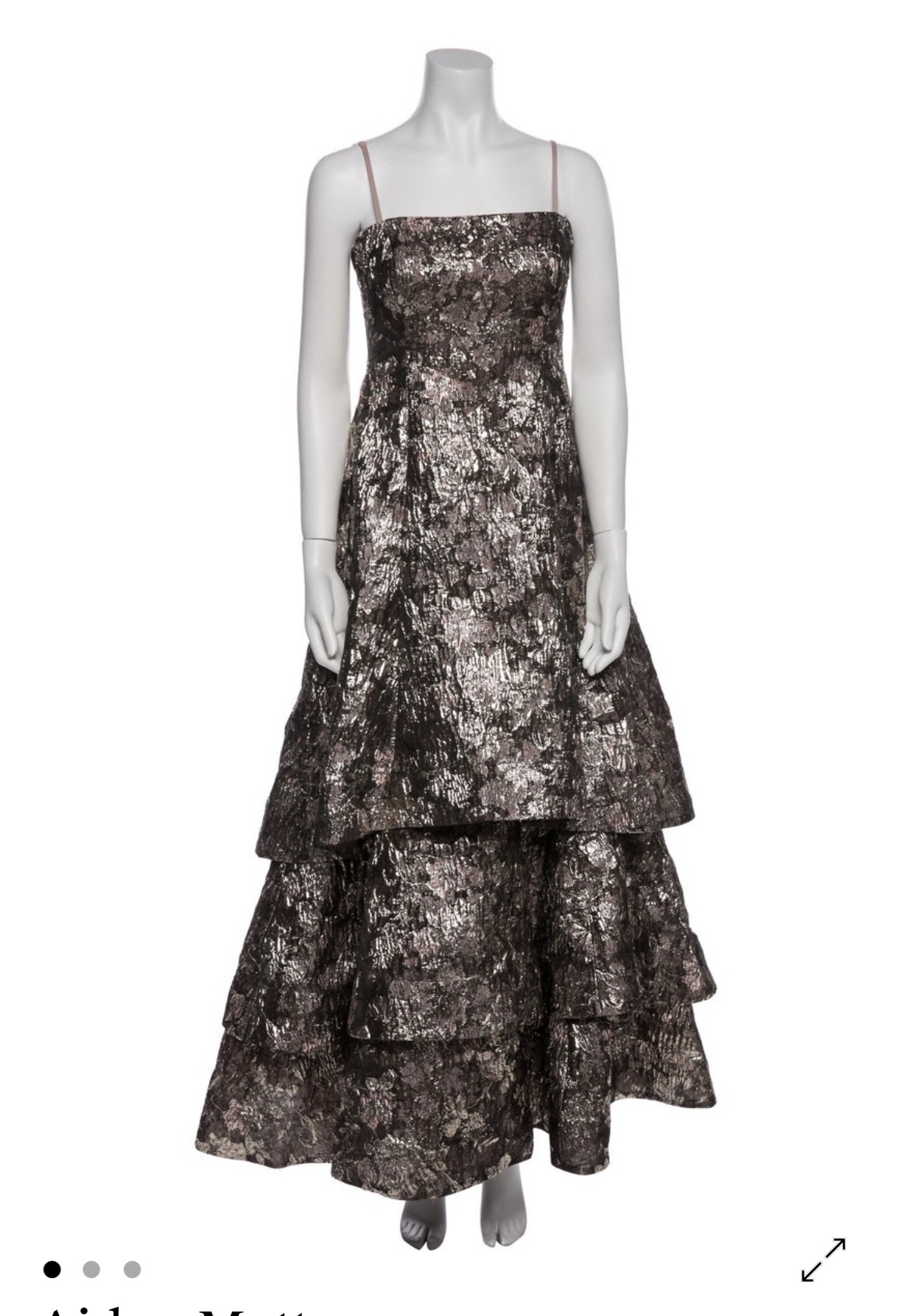 Vintage Silver Gown