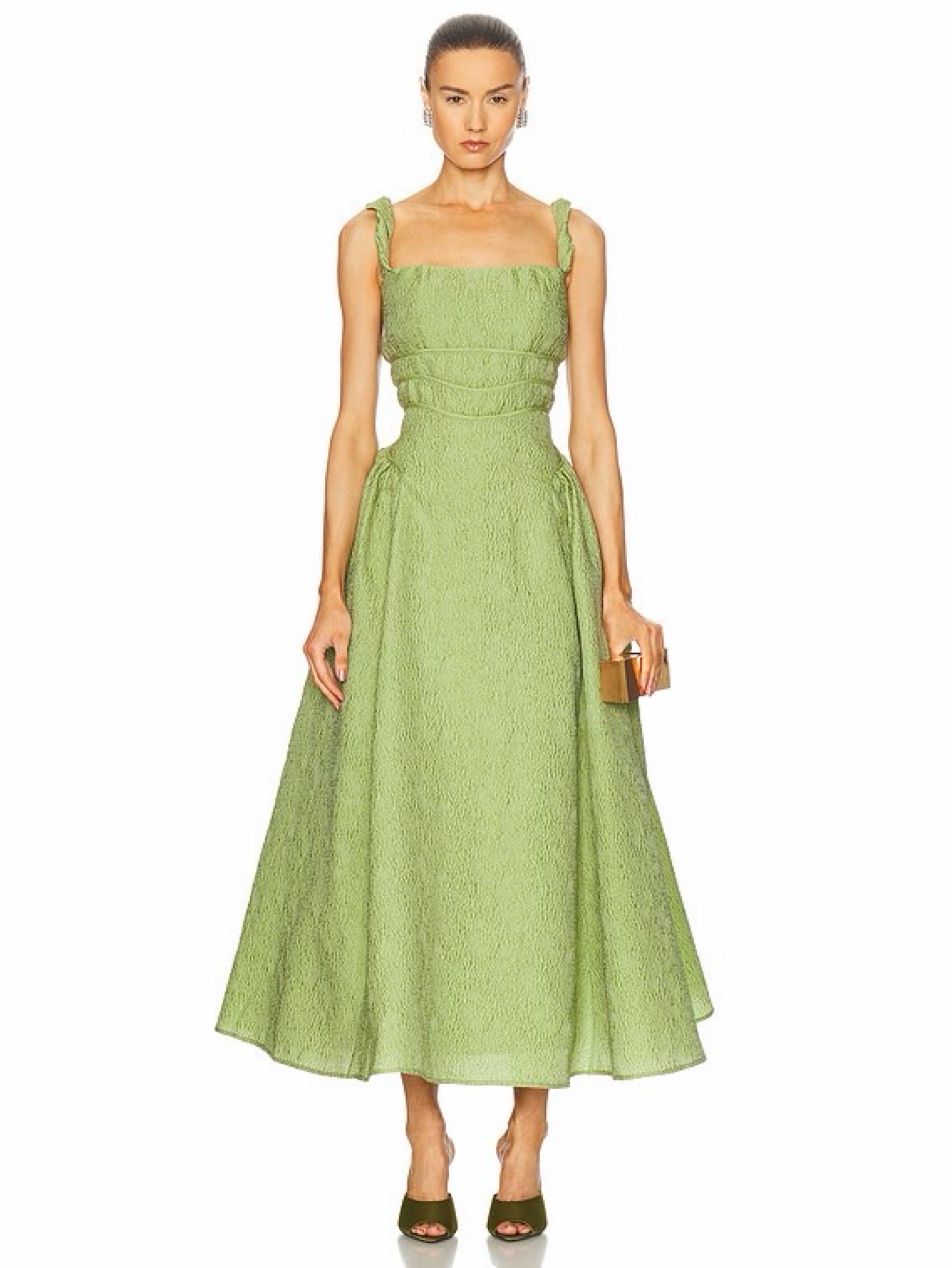 'lynette' cotton gauze floral print tiered midi dress reviews Hunter 100% in Natural/Fawn abstract-print Gentle Cycle Bridesmaid Dresses Ghanaian Traditional Size:132cm/52” (for pants size 48”)
