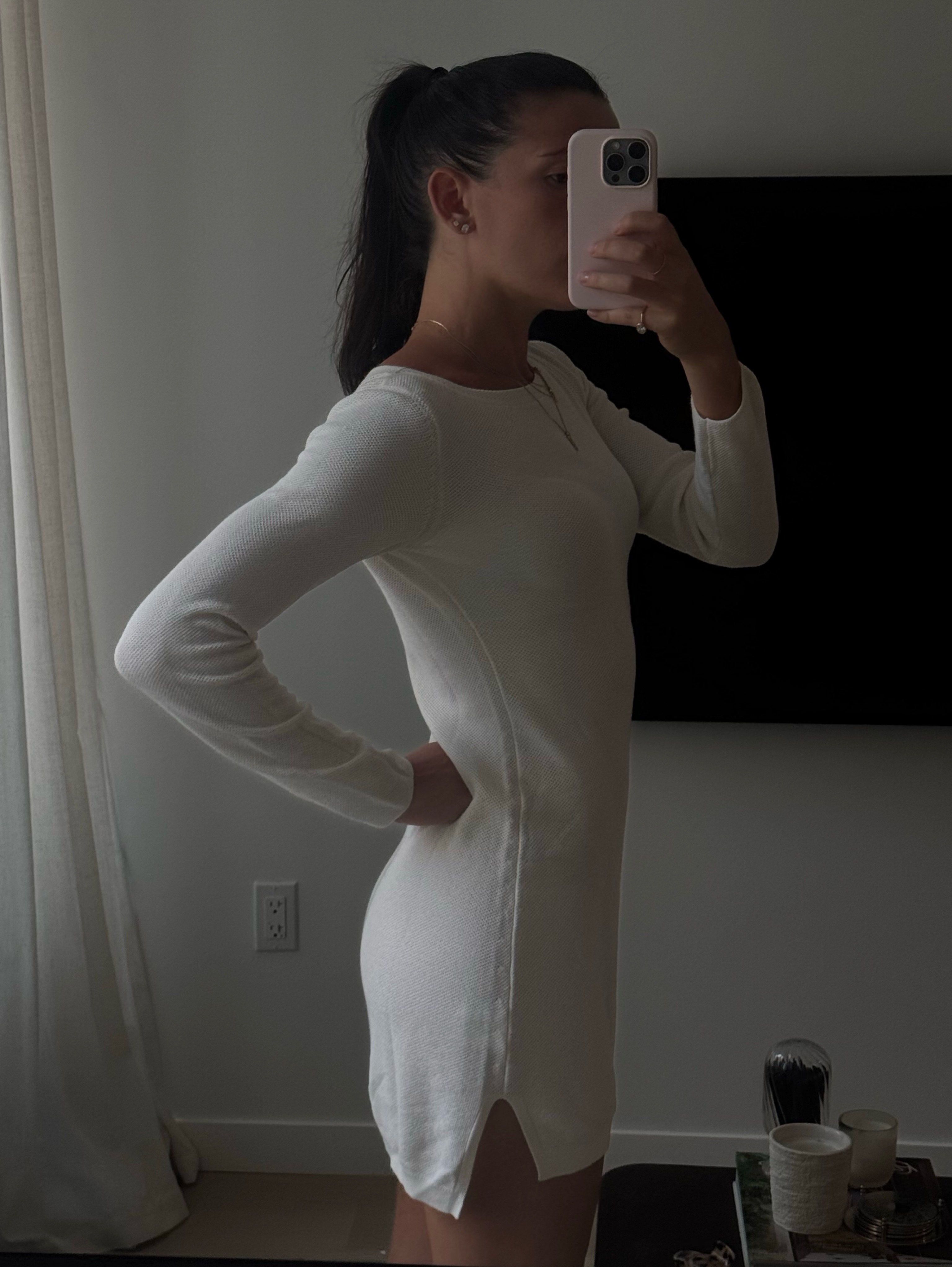 loro piana knit dress Loro Piana Knit Maxi Dress with Crochet Back
