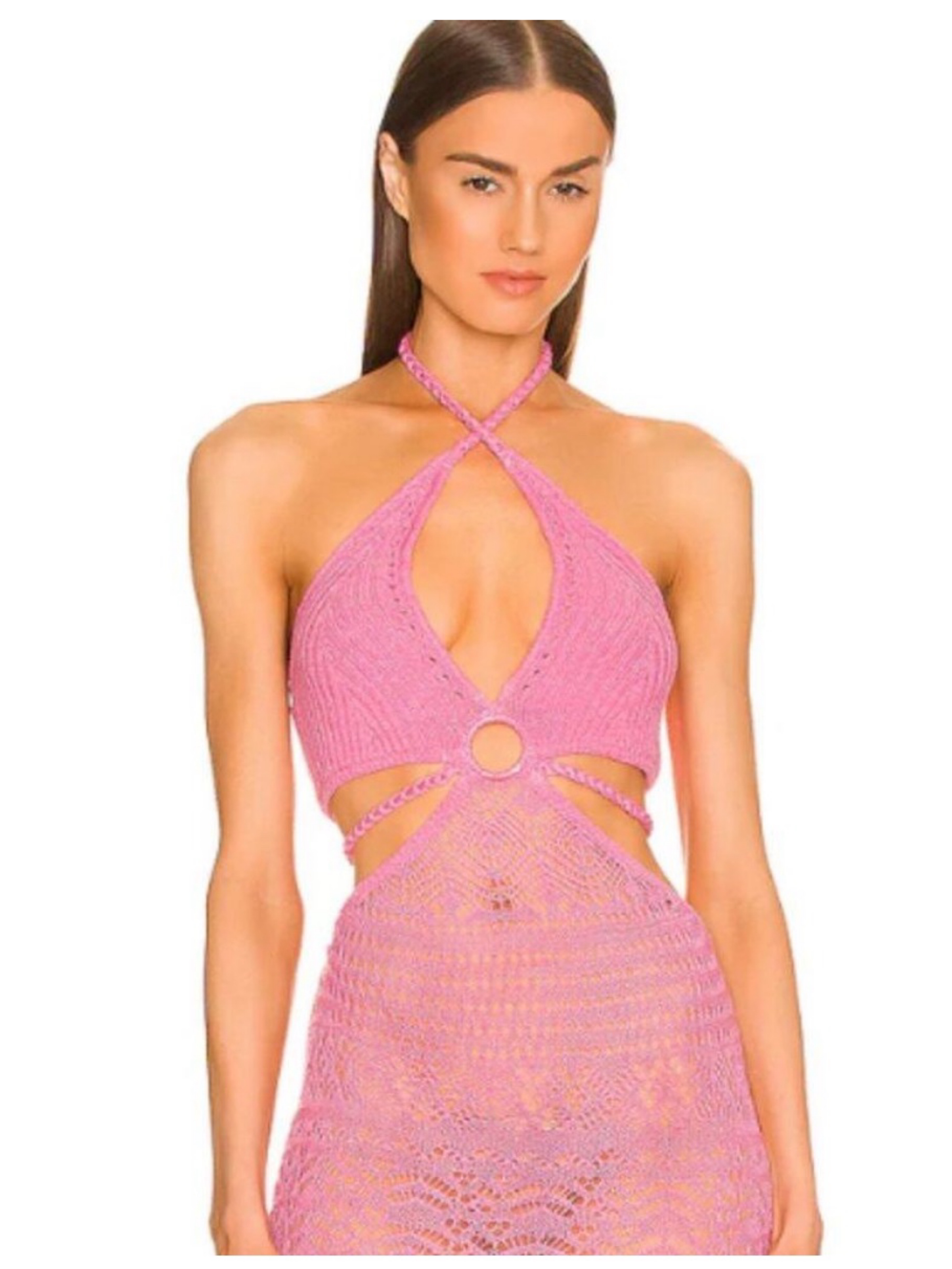 dundas pink dress DUNDAS x REVOLVE Maia Maxi Dress in Pink by Dundas X Revolve