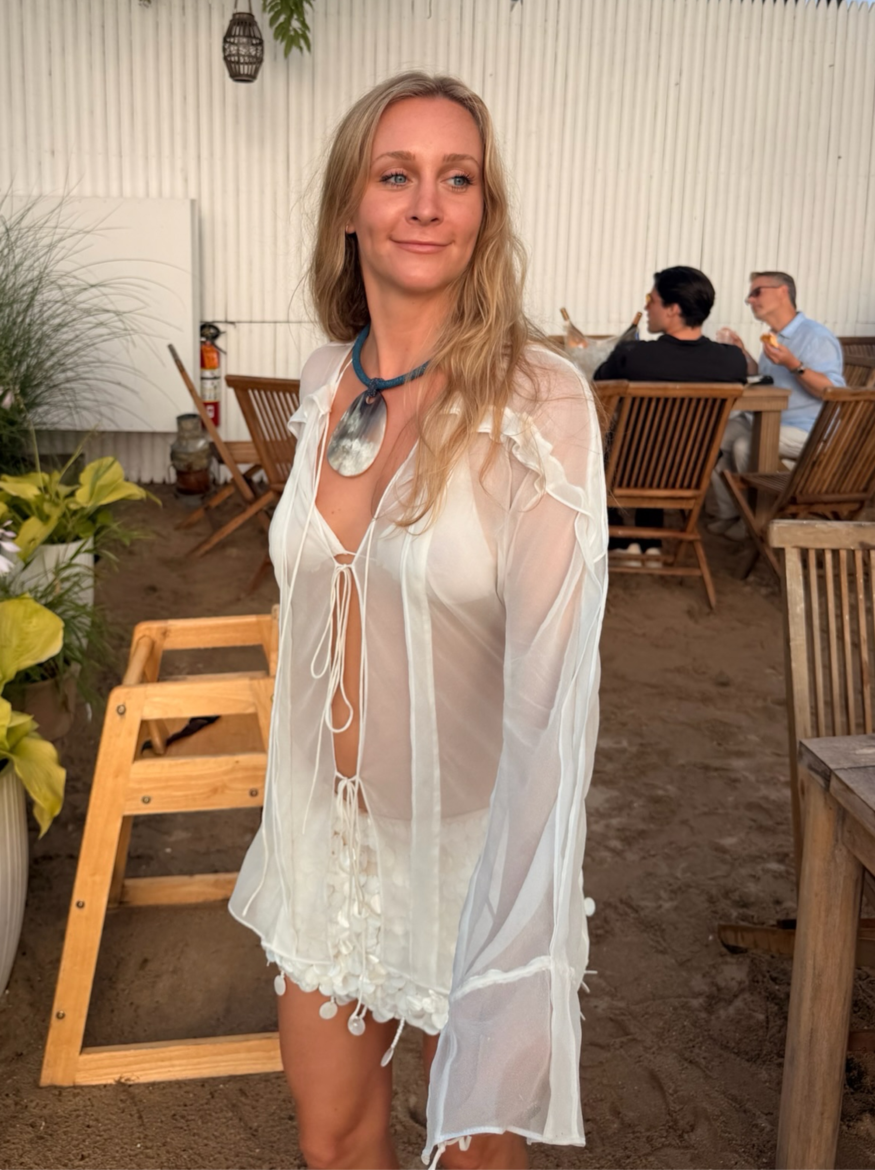 Christopher Esber Floating Sheer Lapped Shirt