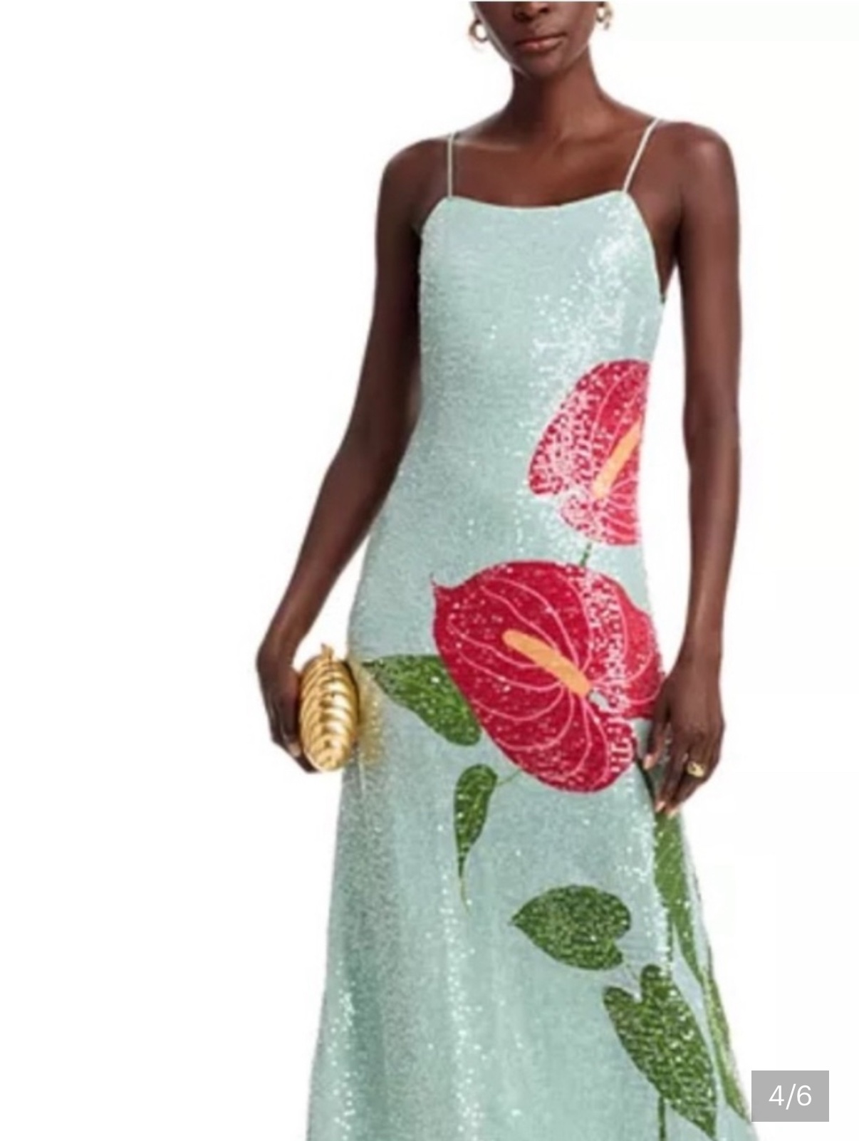 Farm Rio blue sequin flower Cala Lilly maxi slip dress by Farm Rio - Pickle Farm Rio blue sequin flower Cala Lilly maxi slip dress by Farm Rio - Pickle