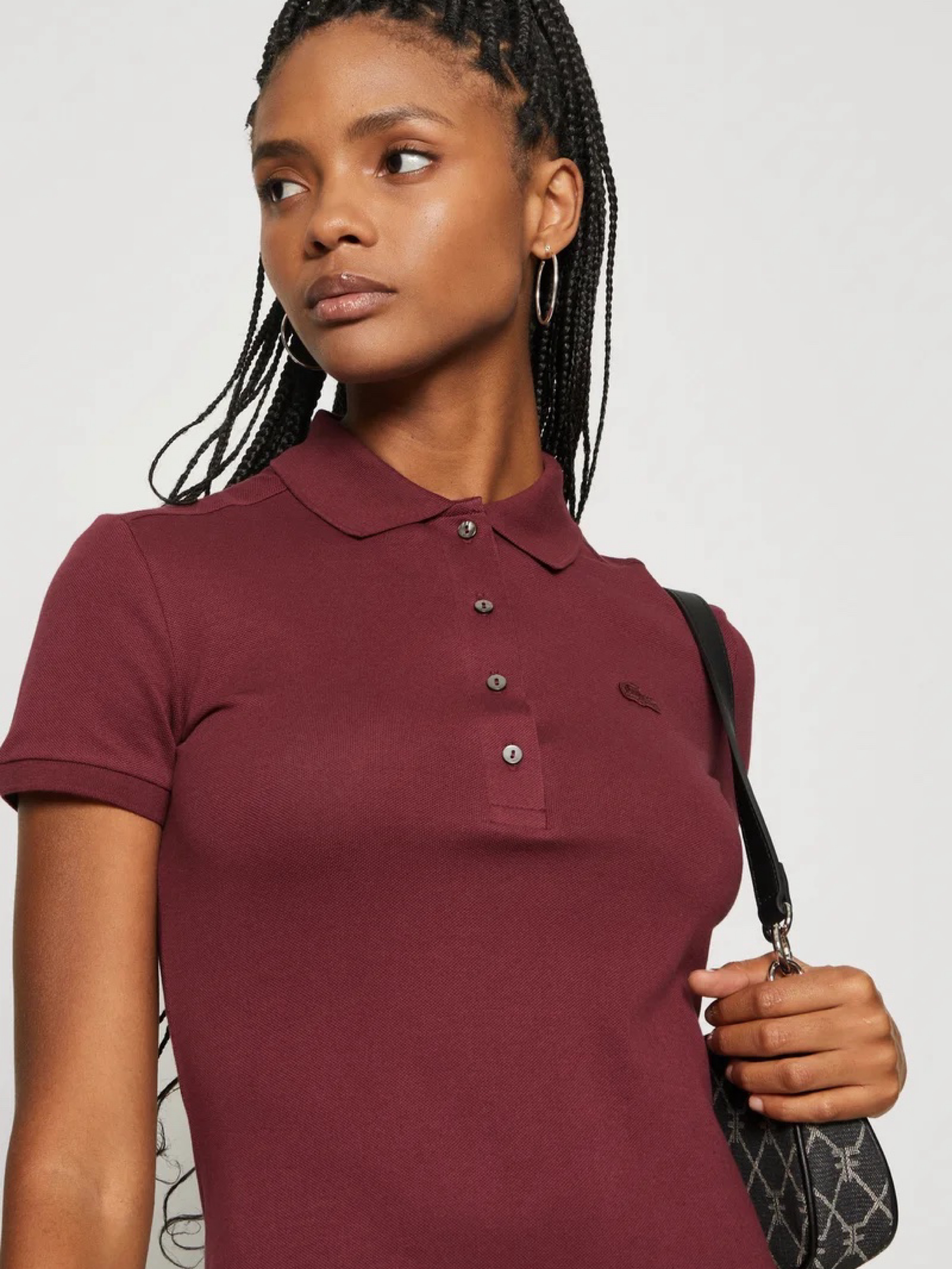 lacoste red polo dress Lacoste maroon polo dress sporty preppy chic by Lacoste