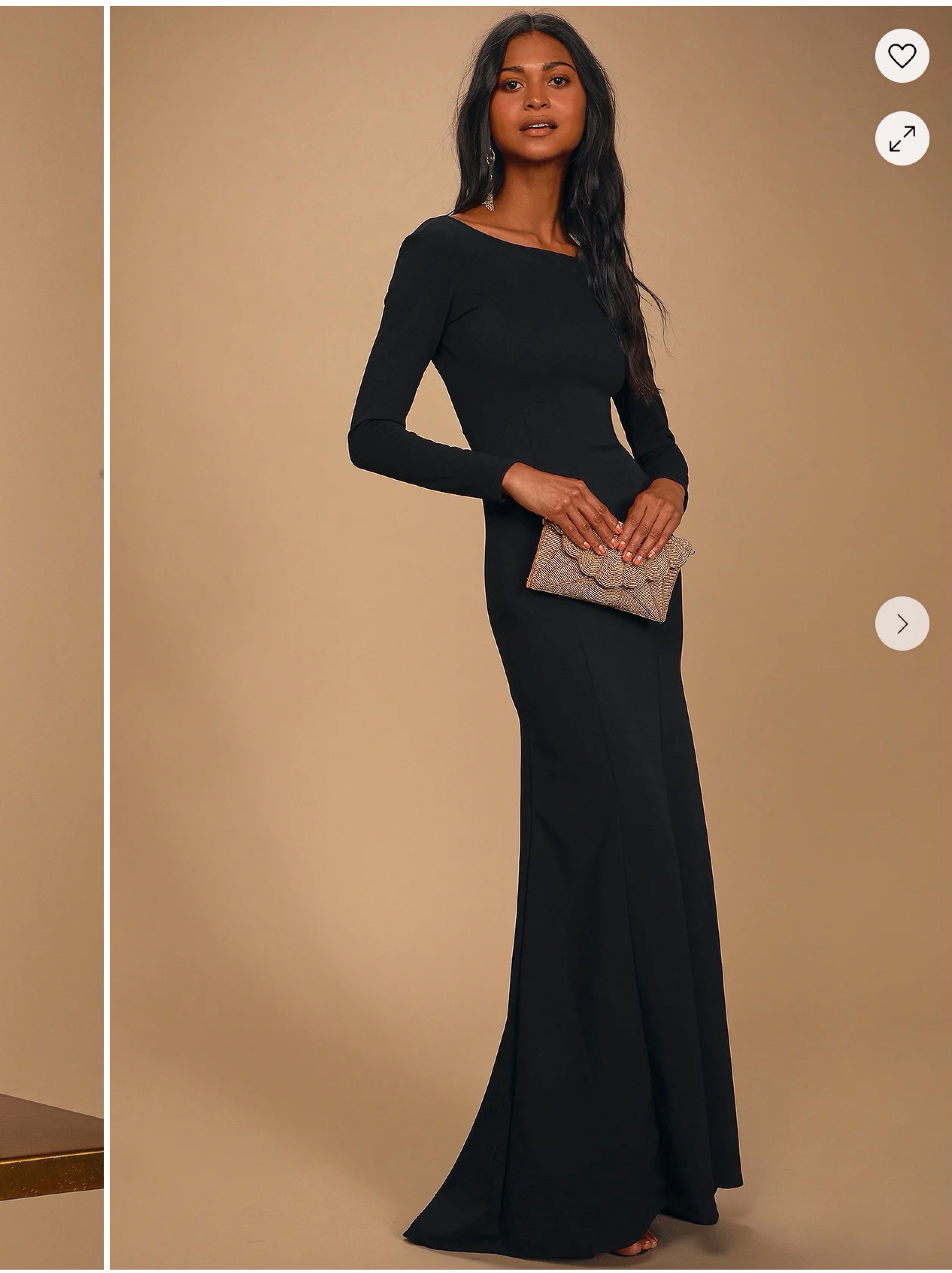 Black Full Length Dress