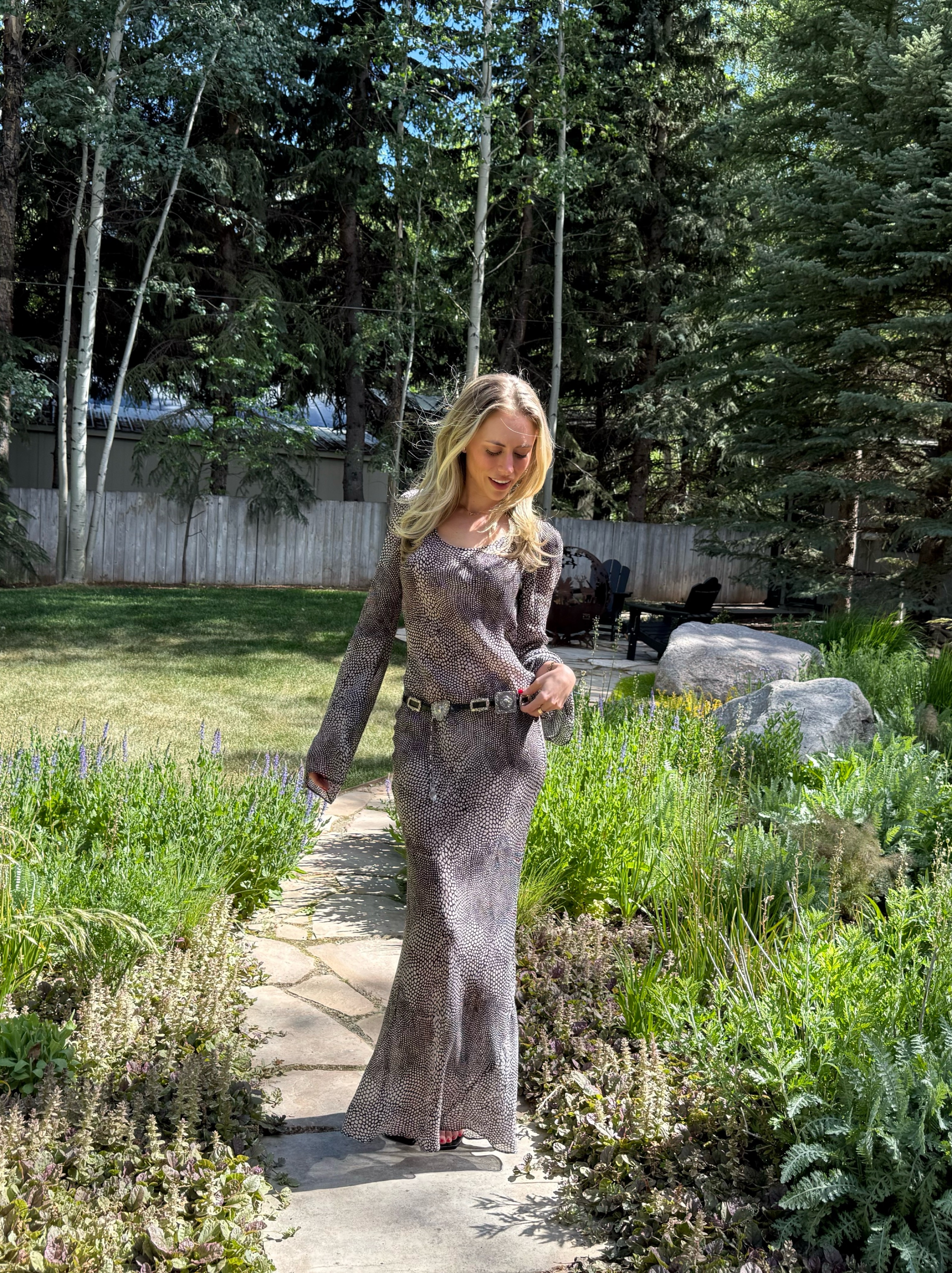 stone cold fox green dress Montague Gown