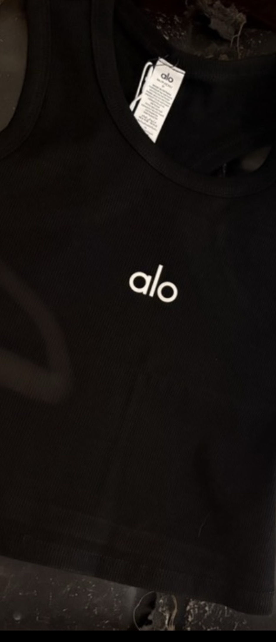 ALO Airbrush Real Bra Tank by Alo Yoga - Pickle