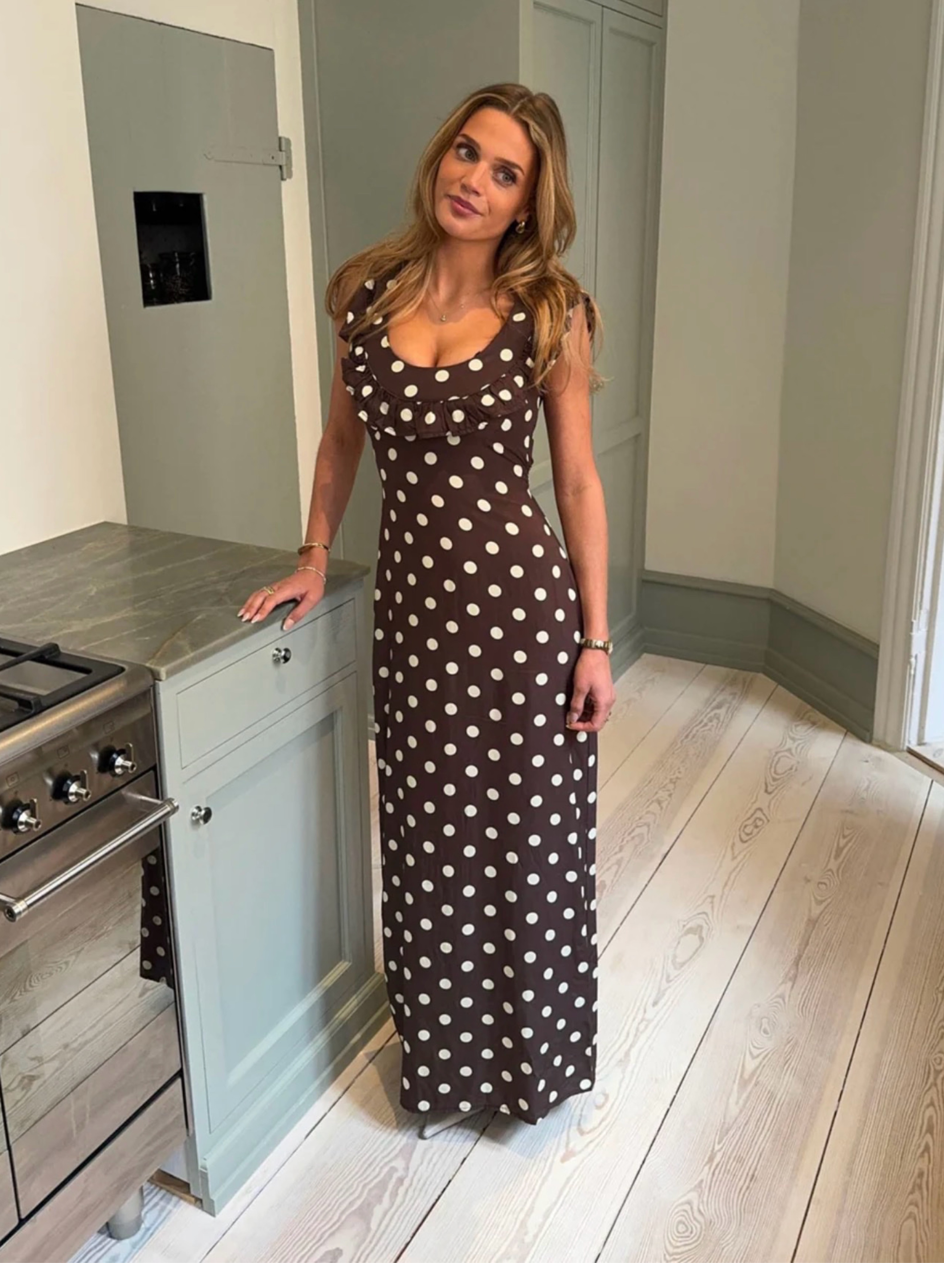 Design by Si Luna Dress with Polka Dots