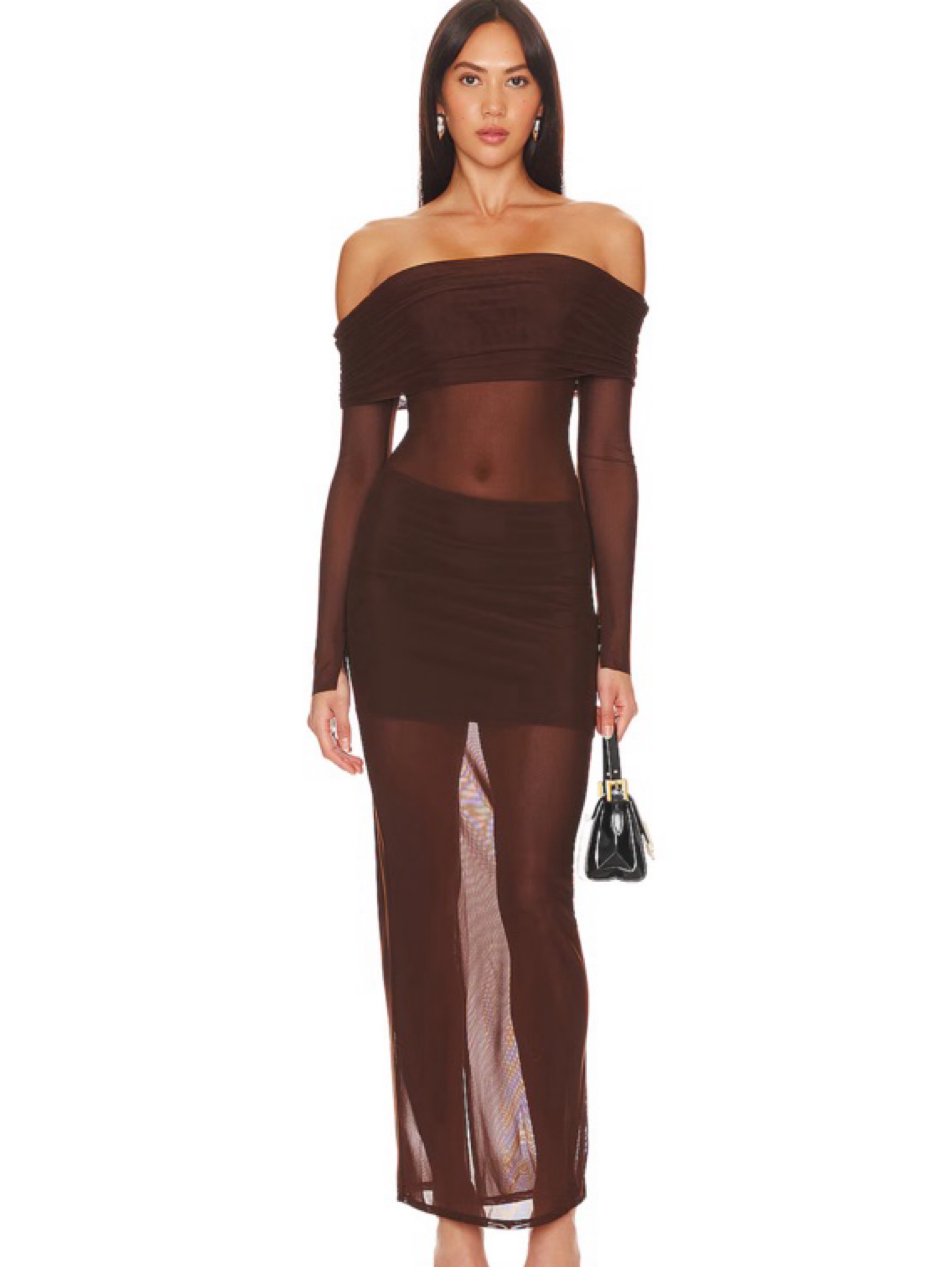 Lovers and Friends Maxi Over The Shoulder Dress