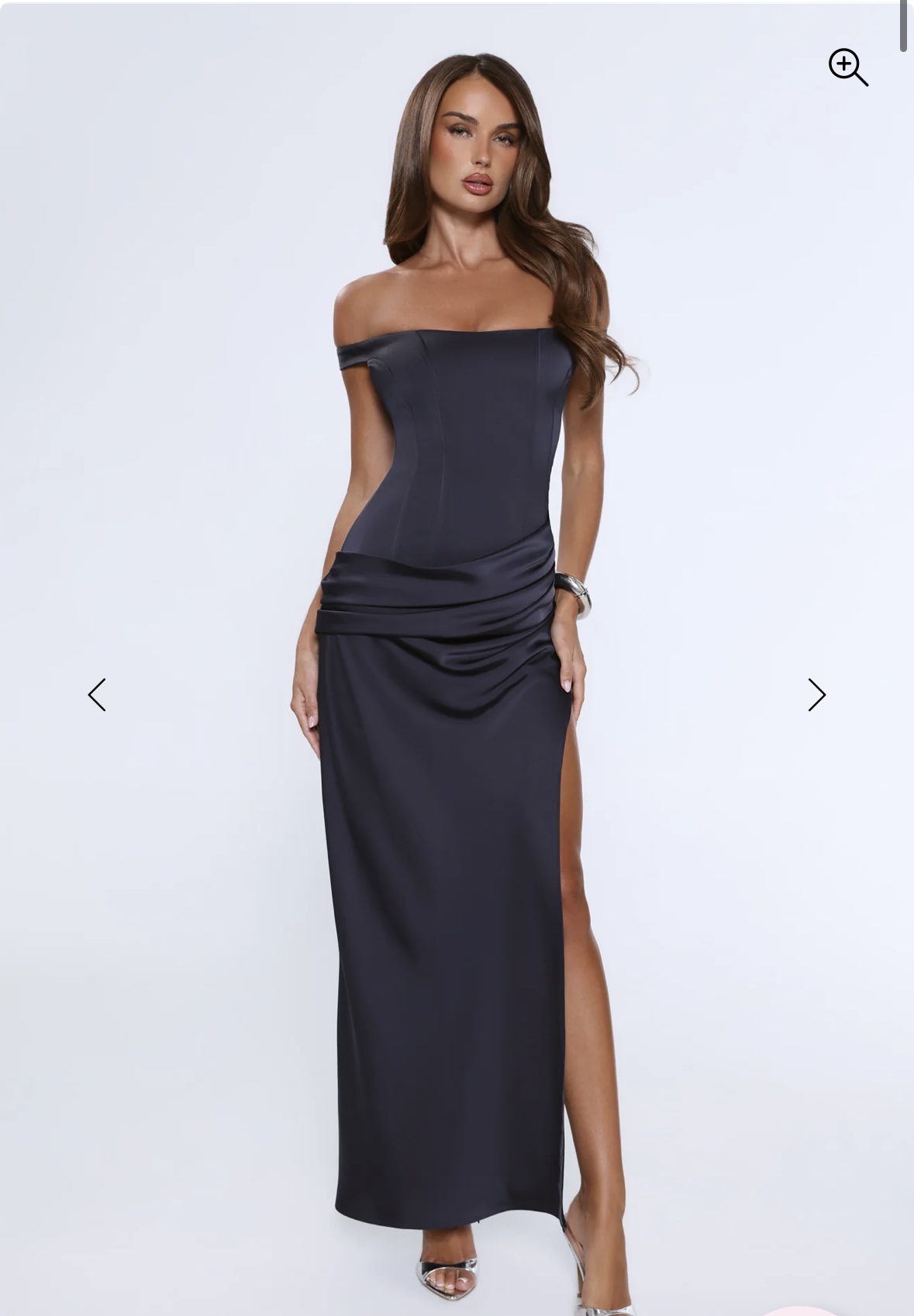 maxi cut out back dress ADEN BACK CUT-OUT MESH MAXI DRESS