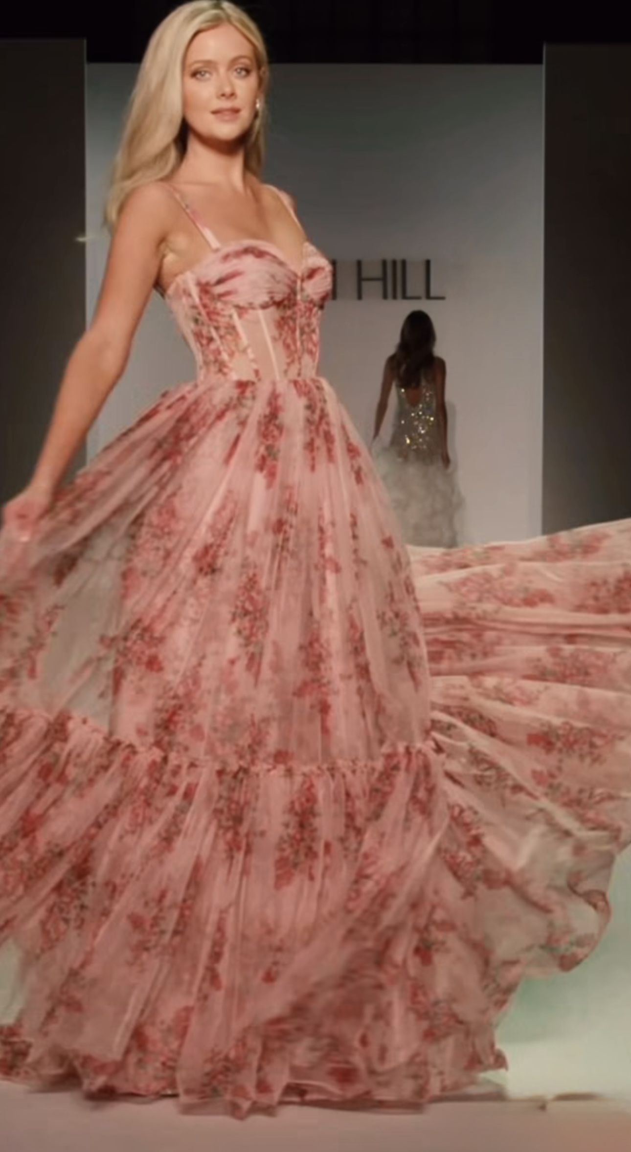 Sherri Hill 57208 Floral Tulle Gown