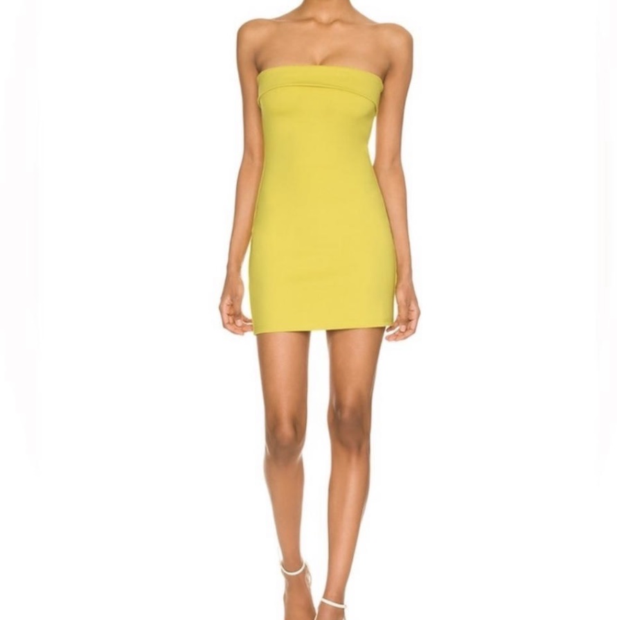 Revolve Yellow Tube Dress by Revolve - Pickle