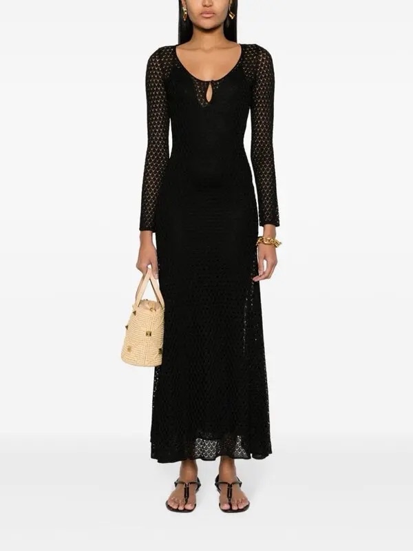 Tom Ford crochet knit maxi dress