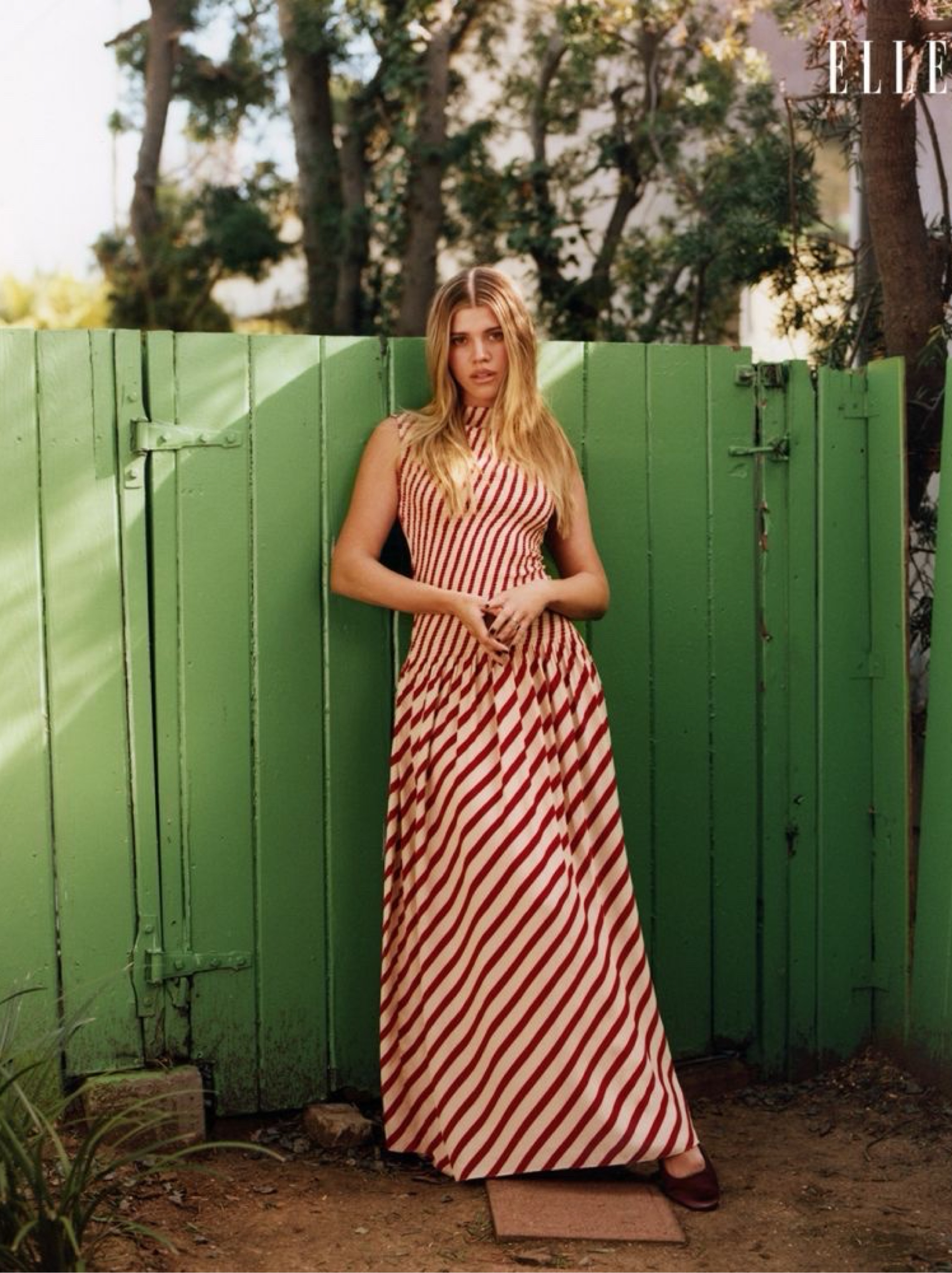 Tommy Hilfiger X Sofia Richie Grainge striped red dress