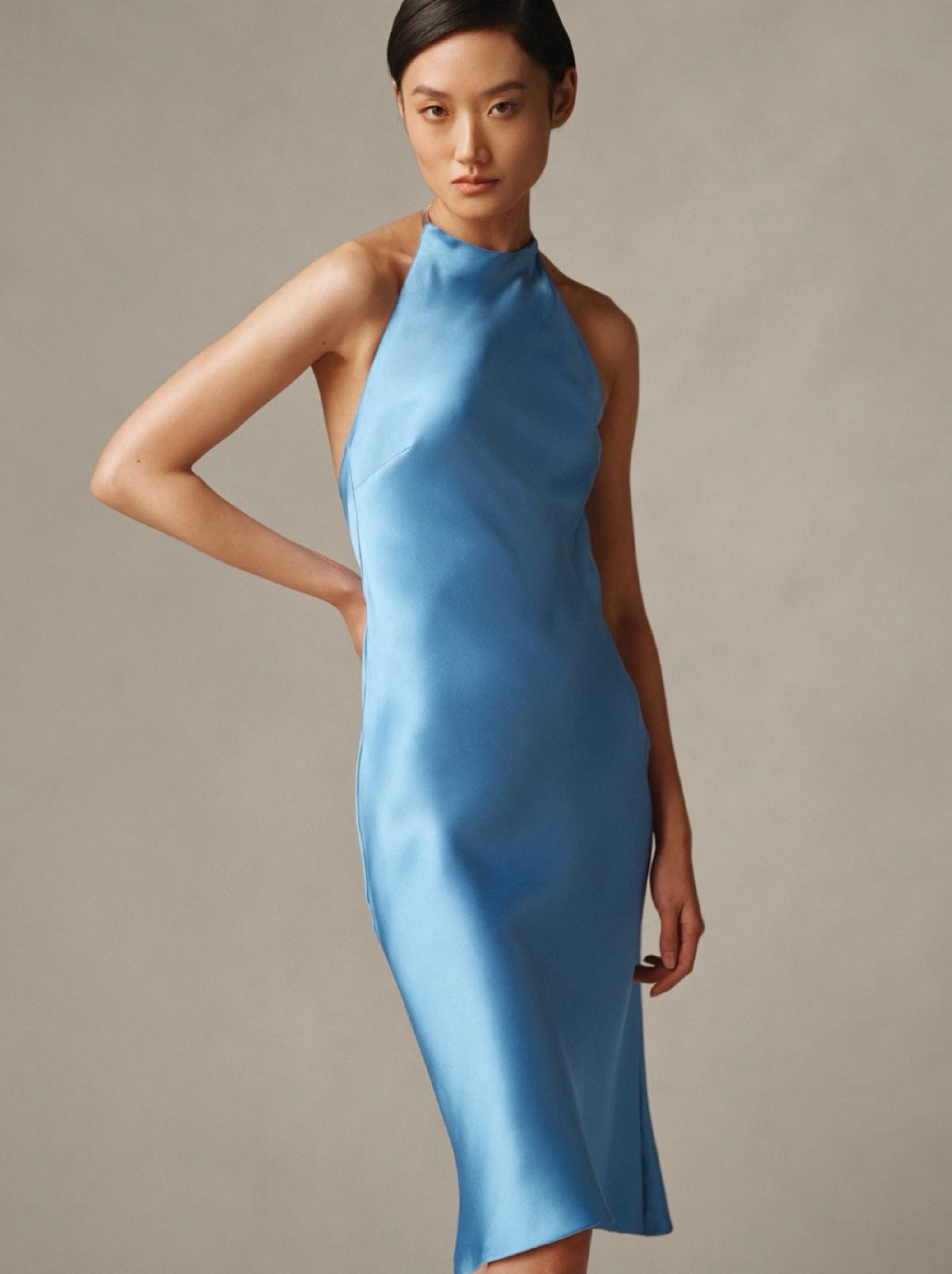 Ralph Lauren Collection Asher silk cocktail dress