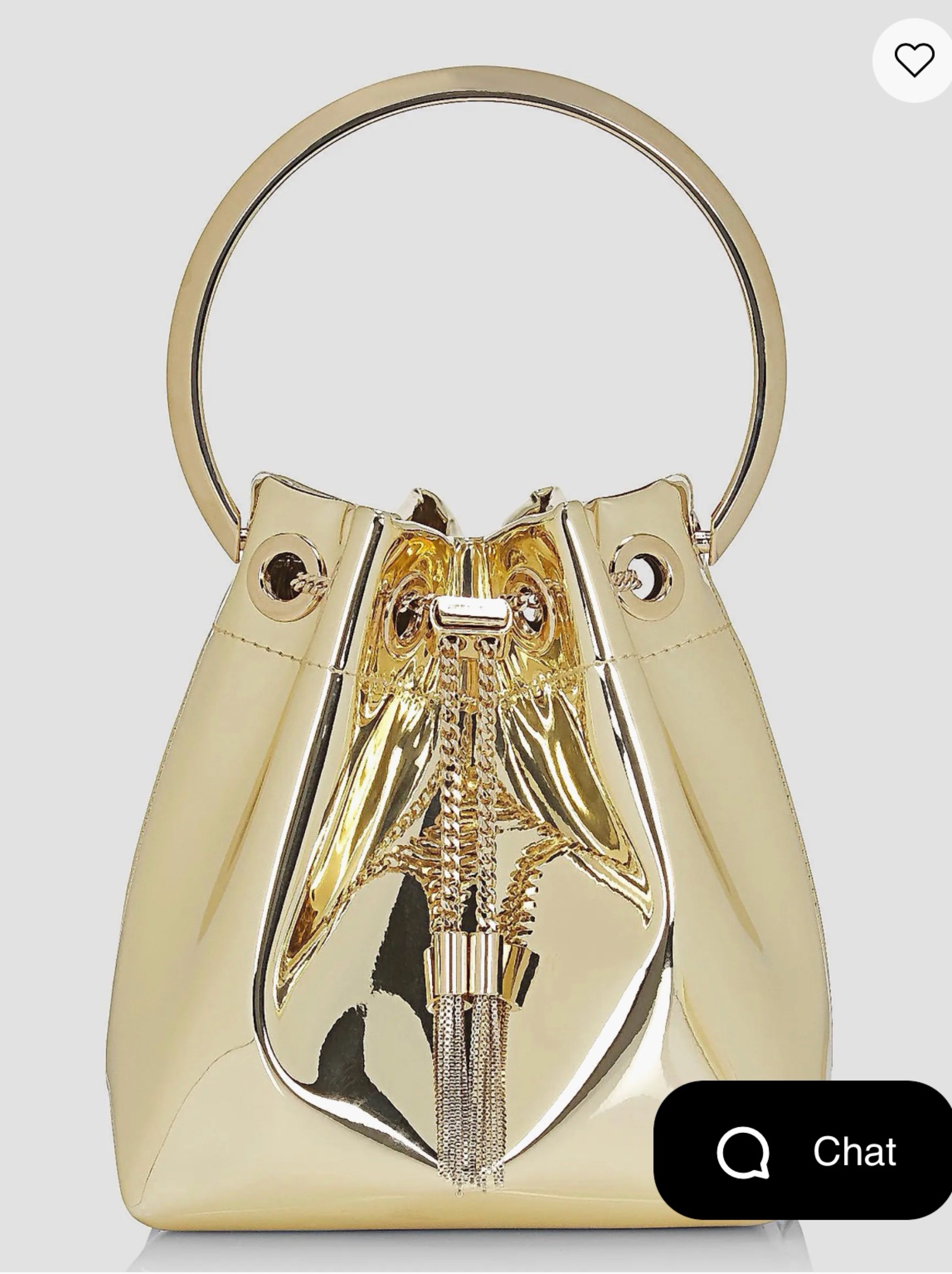 Jimmy Choo Bon Bon Purse - Gold Metallic