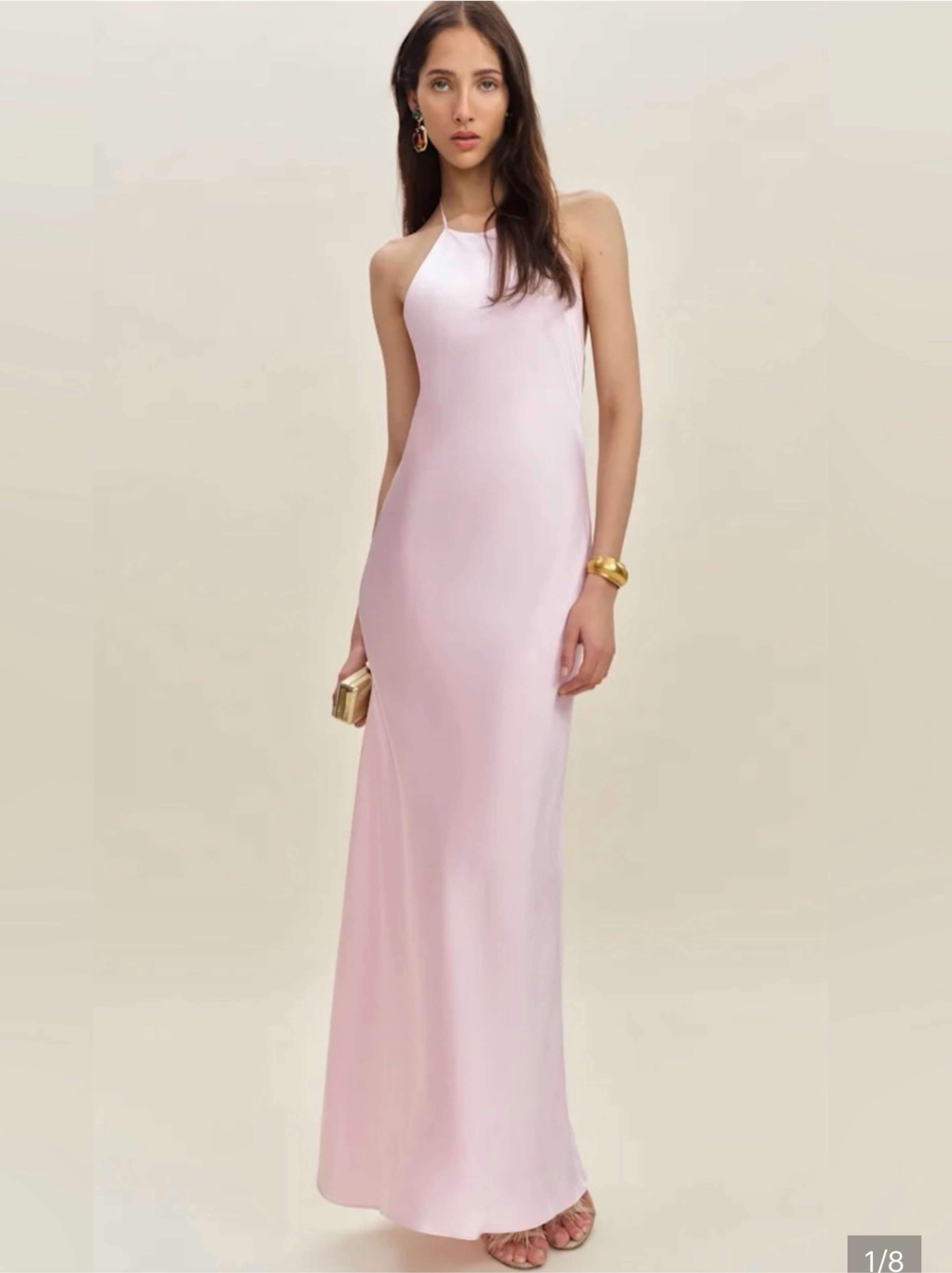Reformation Jeany Dress Cherry Blossom- Size Medium