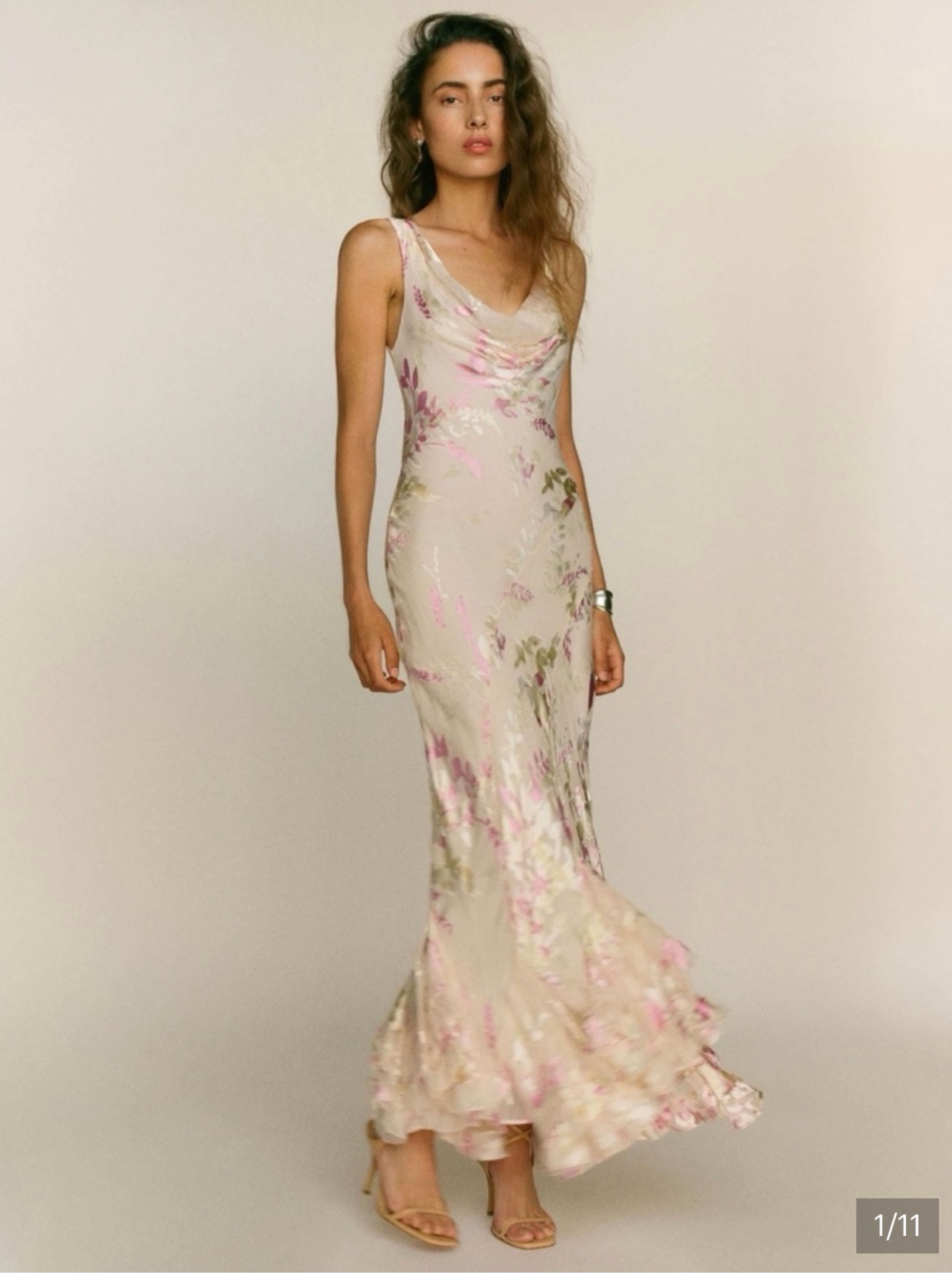 Reformation Evanthe Midi Dress - Size 4