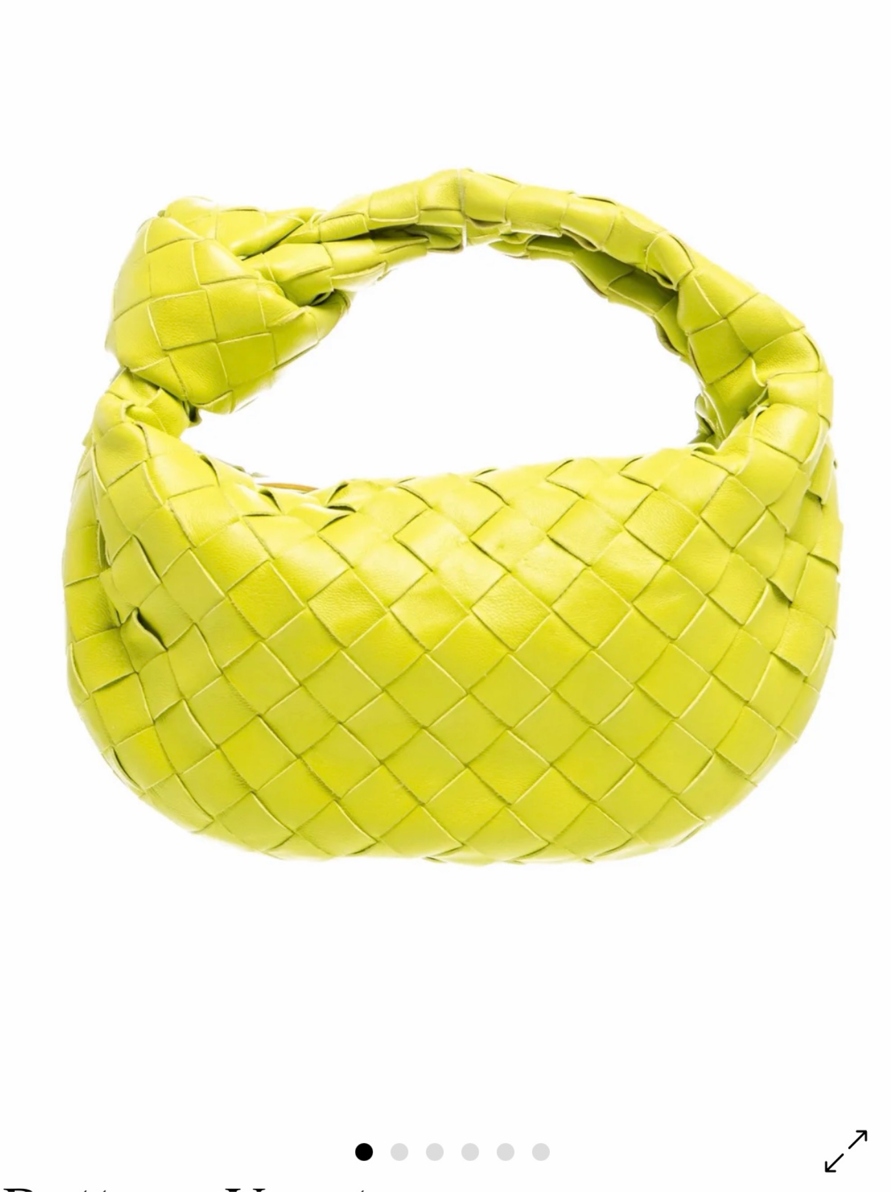 Bottega Veneta Mini Jodie - Acid Kiwi