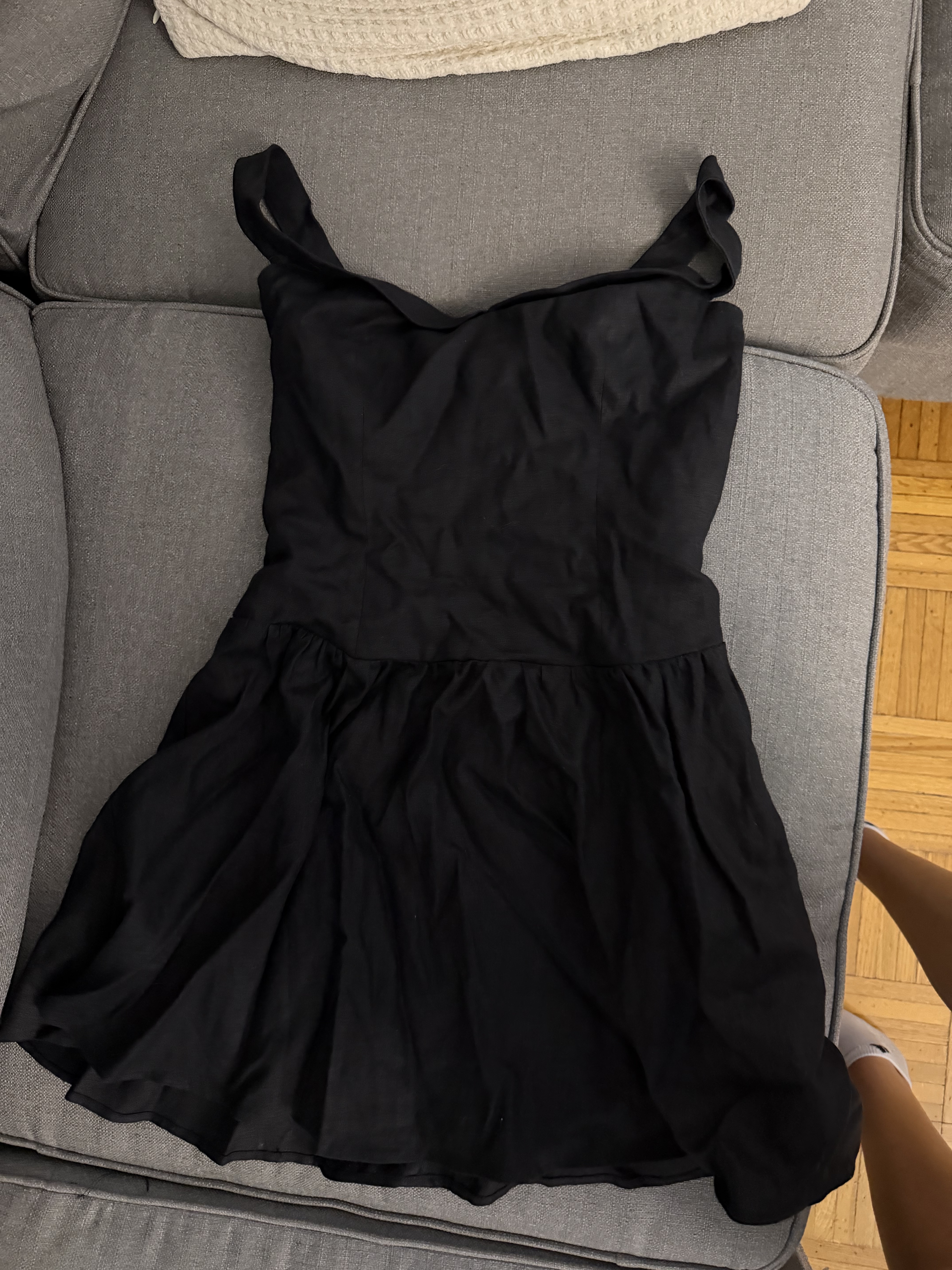 Reformation Sora Linen Dress Black by Reformation - Pickle