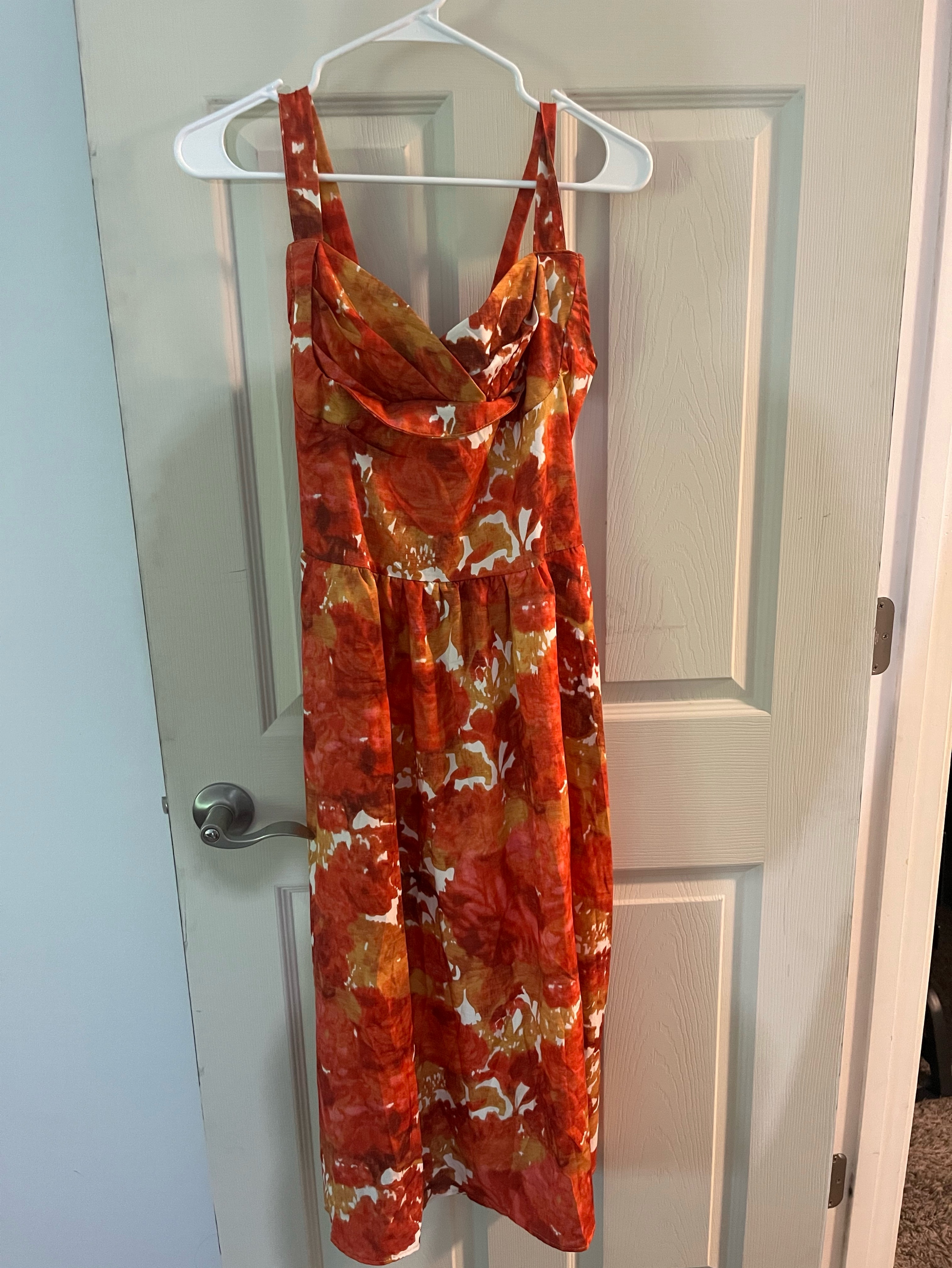 Leaves Midi Dress