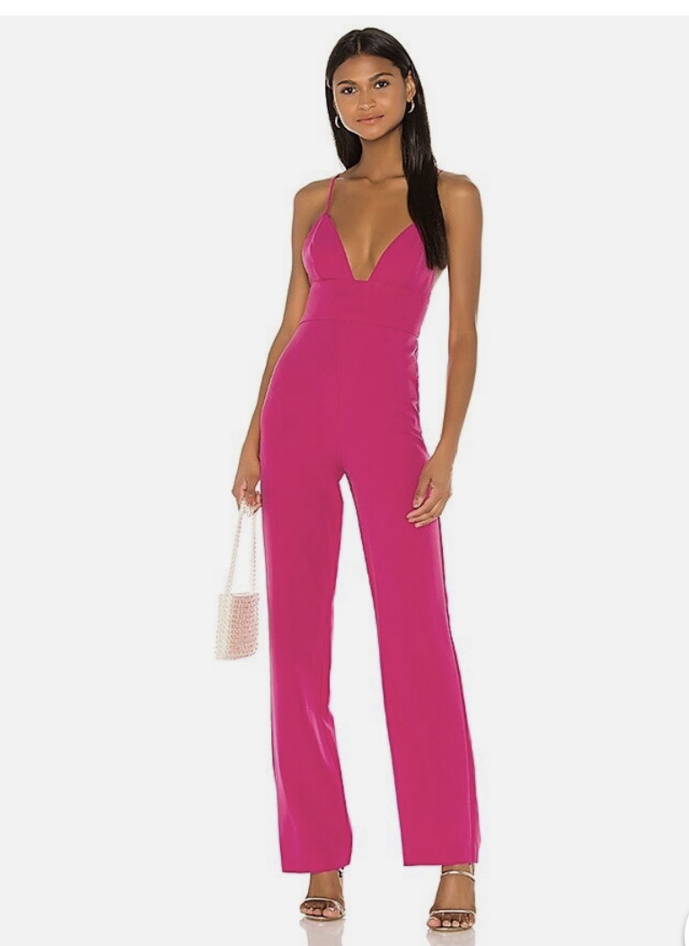 NBD Revolve XXS Ventura Jumpsuit - Hot Pink- Adj straps- Perfect Condition!