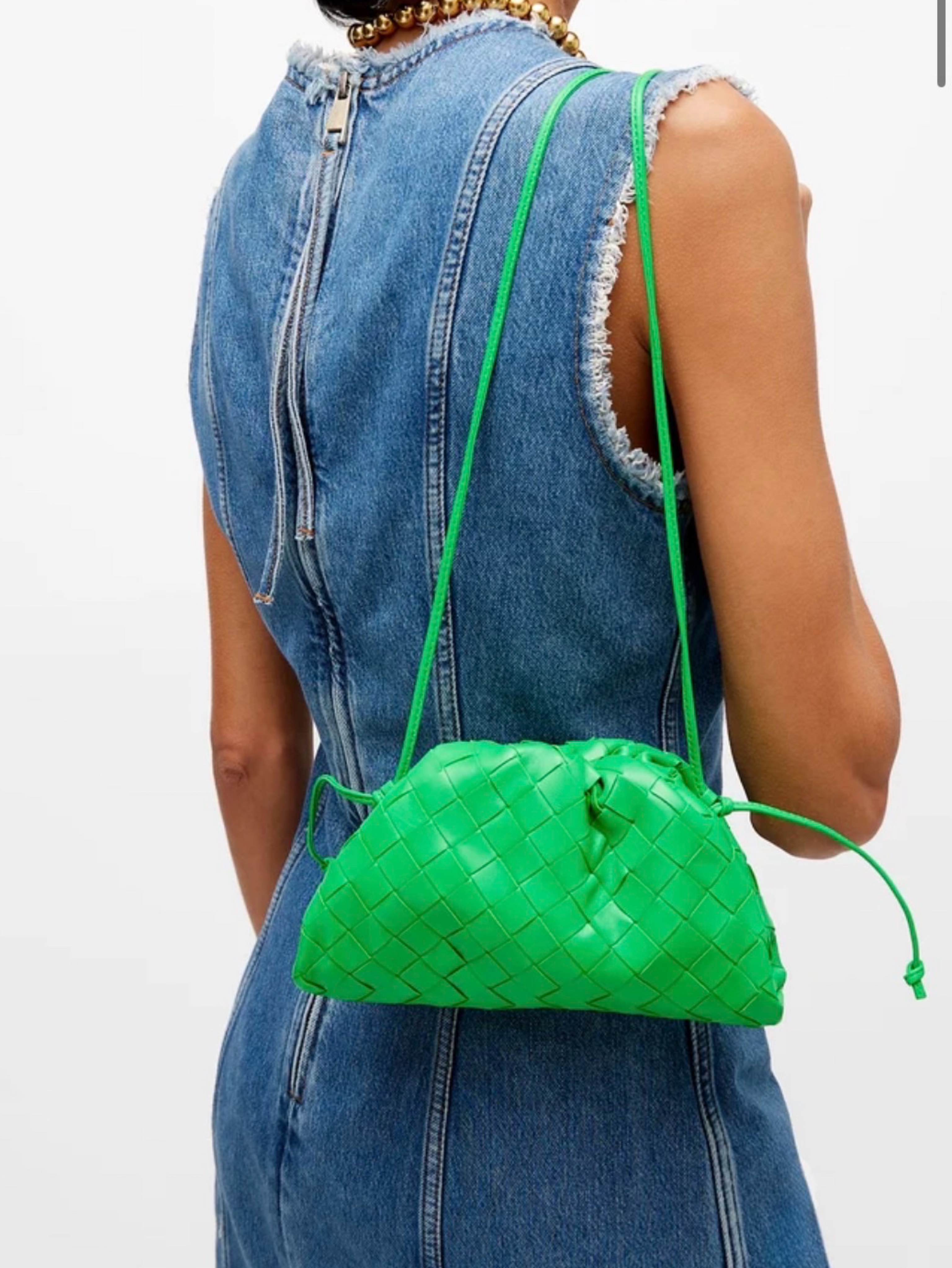 Bottega Veneta Mini Pouch by Bottega Veneta - Pickle
