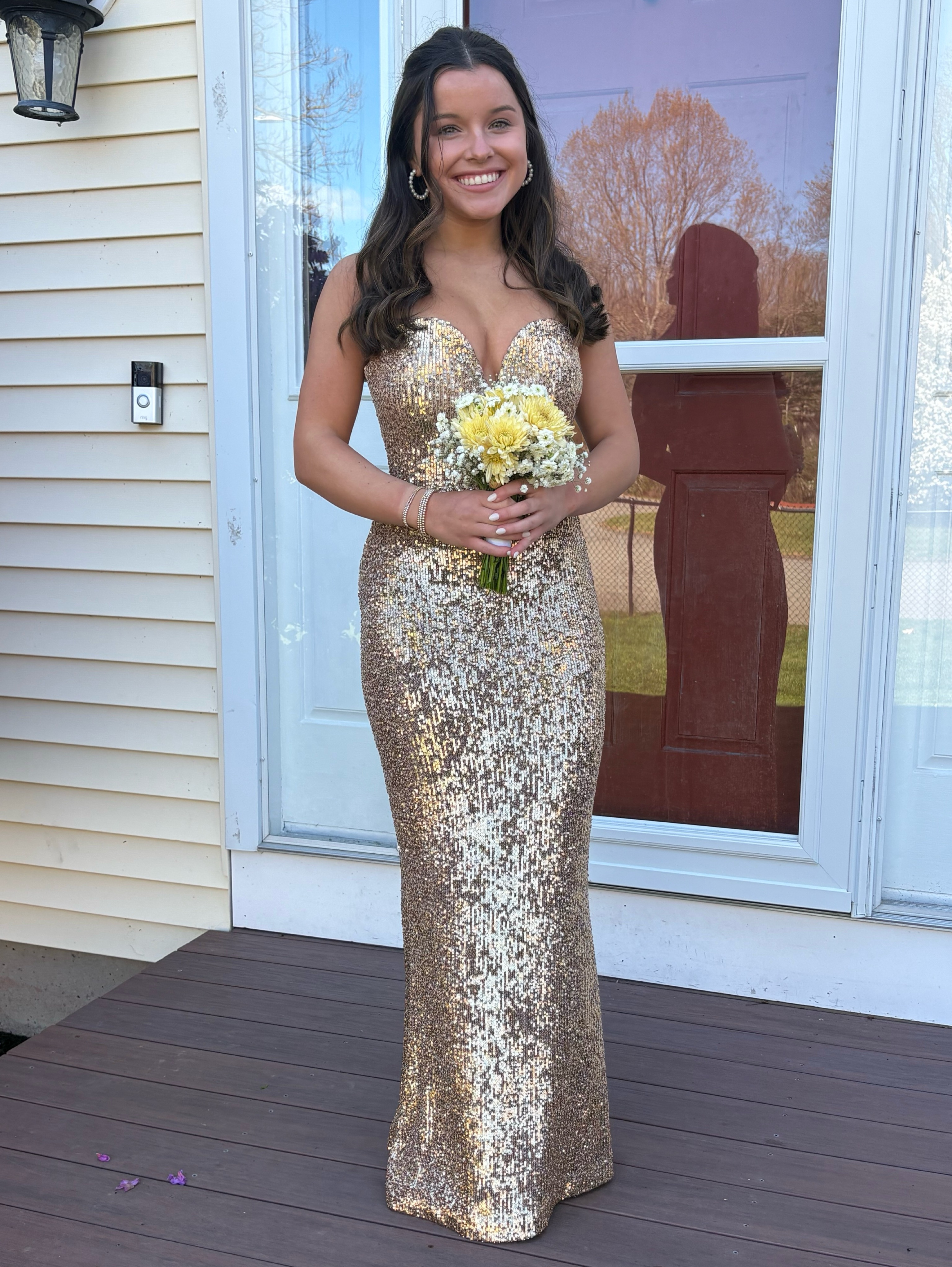 Nookie Lumiere Gown in Gold (NJFM2320)