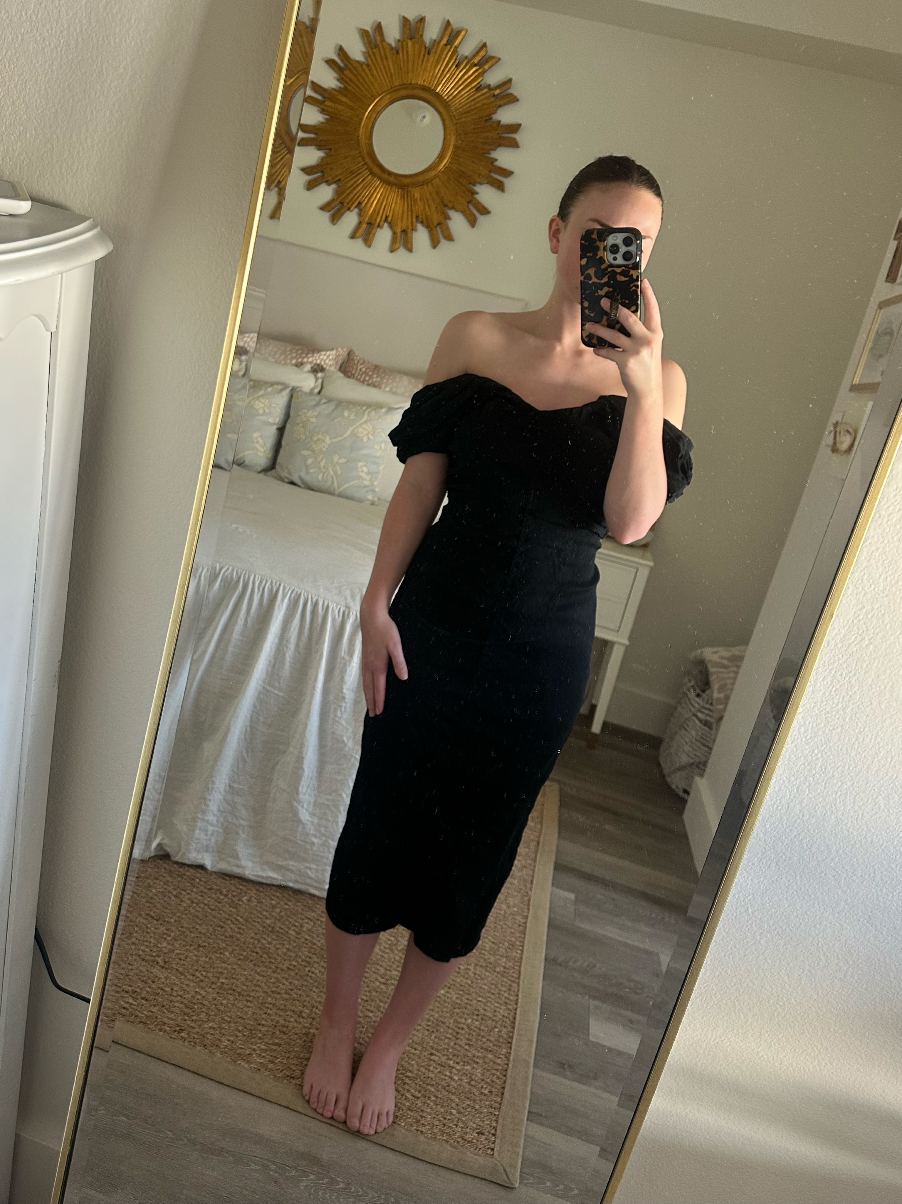 alc off shoulder dress ALC Penny Dress, Lapis Multi, 0 at Amazon Women's Clothing store