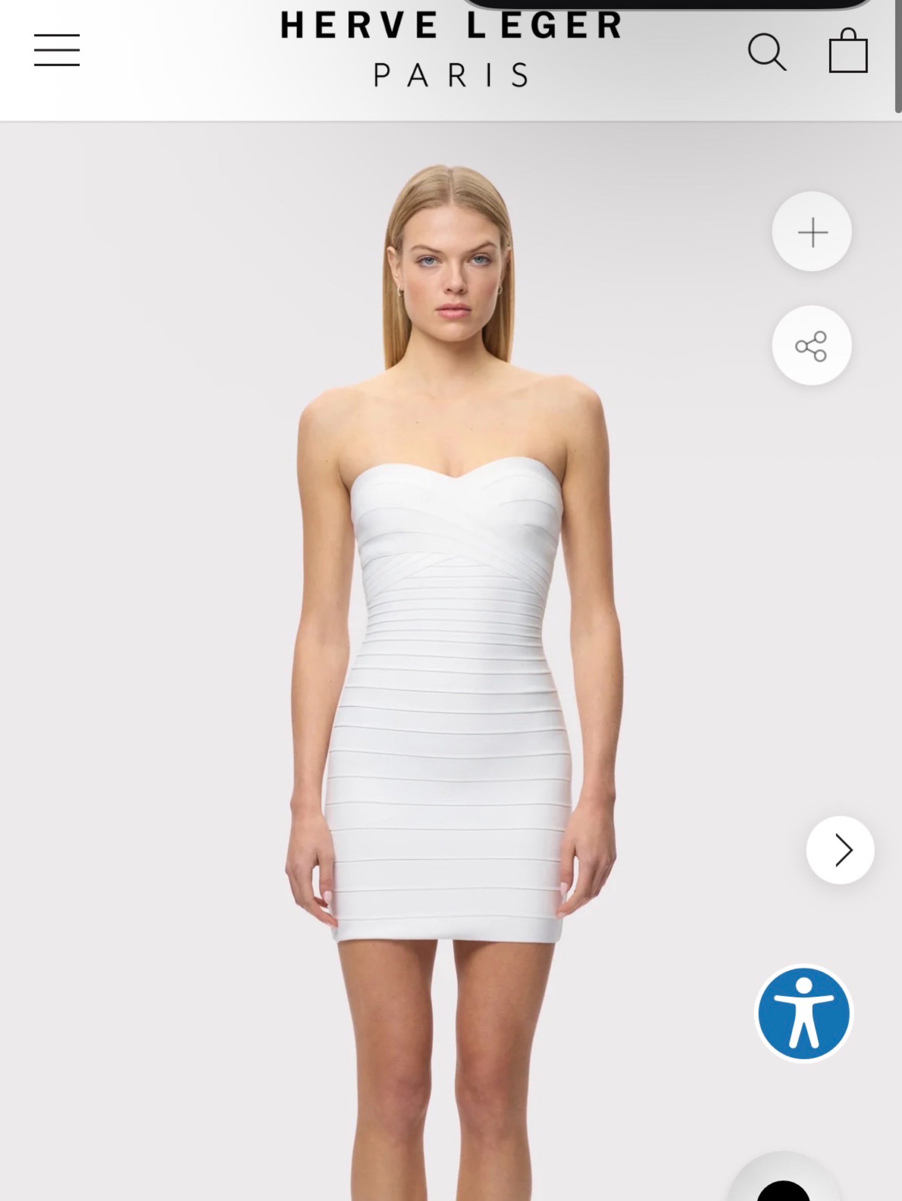 white bandage mini dress Princess Polly Women's Justin Sleeveless Bandage Minidress - White