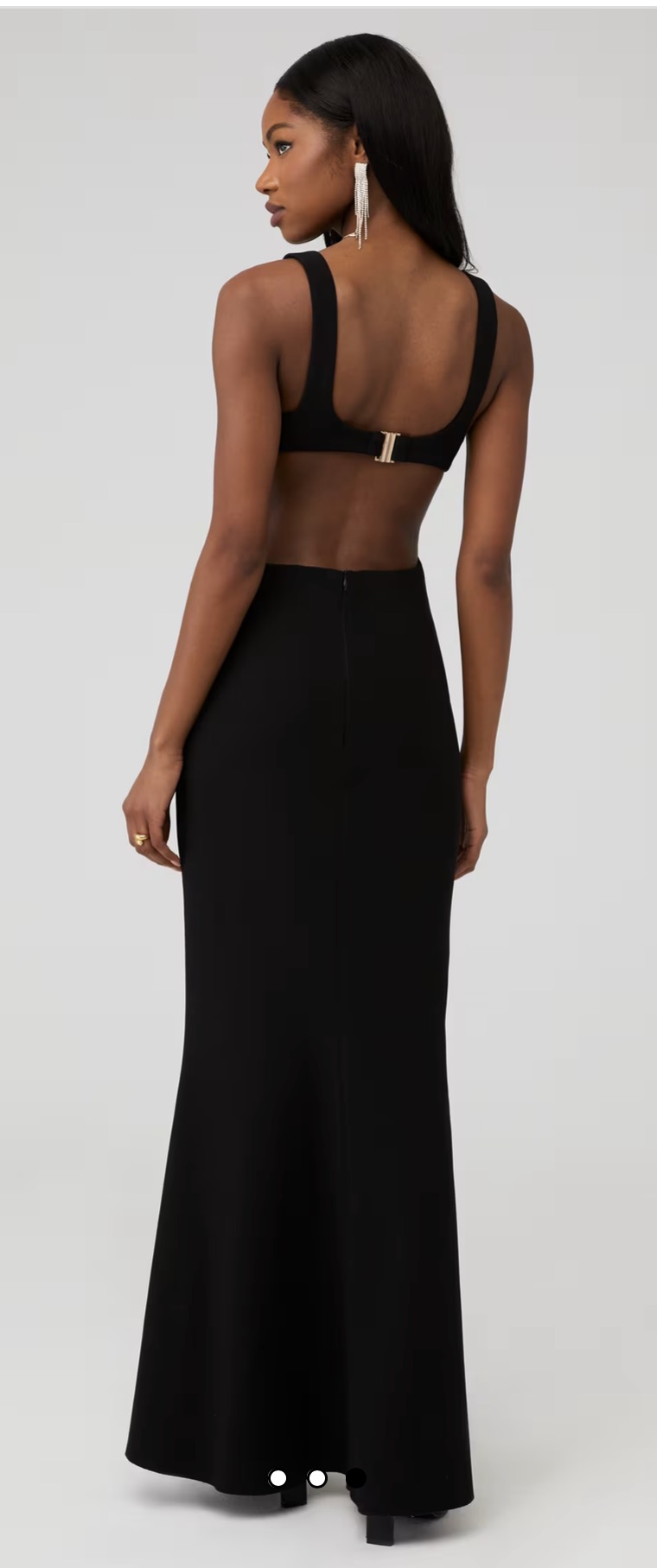 Black Cutout Wrap Maxi Dress by Significant Other - Pickle