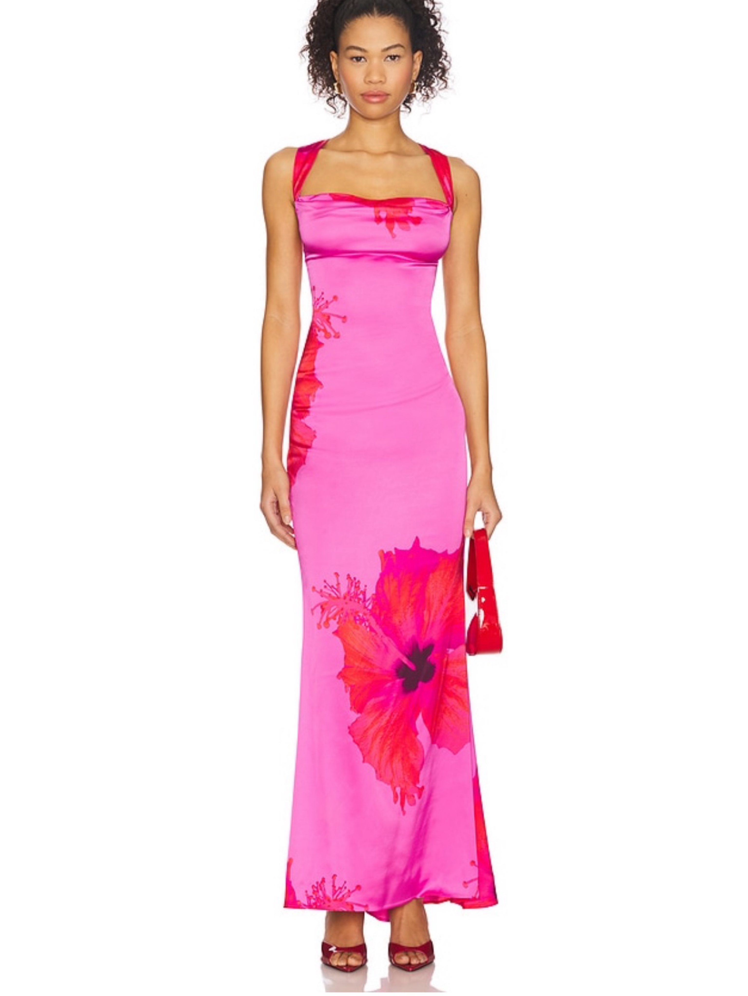 good american maxi dress Good American Crystal-Trim Maxi Dress