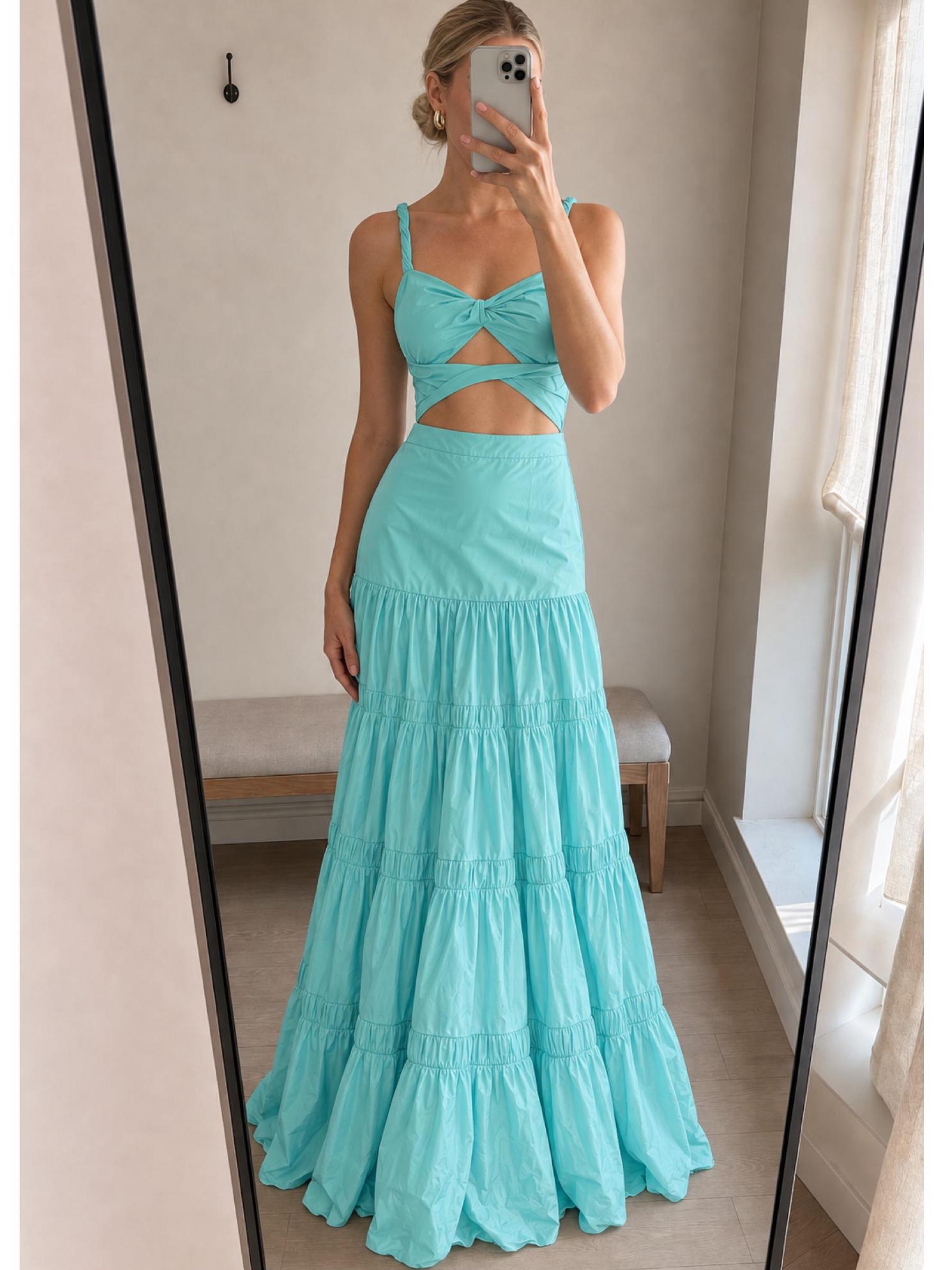 aqua blue wedding guest dress Alexis Chantalle Maxi | Dress, Turquoise Dress by Alexis Super Stretch Suit Jacket Collection:Eternelle Polyester Washing method Category:Blouse + JSK + Hat + Petticoat
