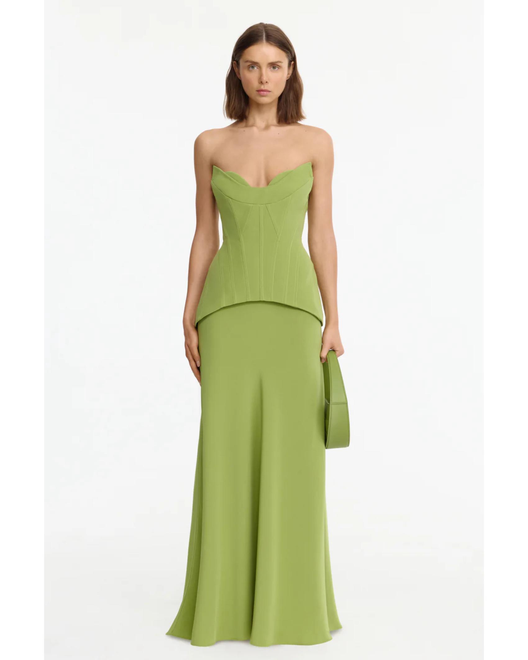 Acler Bankfield Maxi Dress Green S | Green Bridesmaid Dress, Green Wedding Guest Dress by Acler - Pickle Acler Bankfield Maxi Dress Green S | Green Bridesmaid Dress, Green Wedding Guest Dress by Acler - Pickle