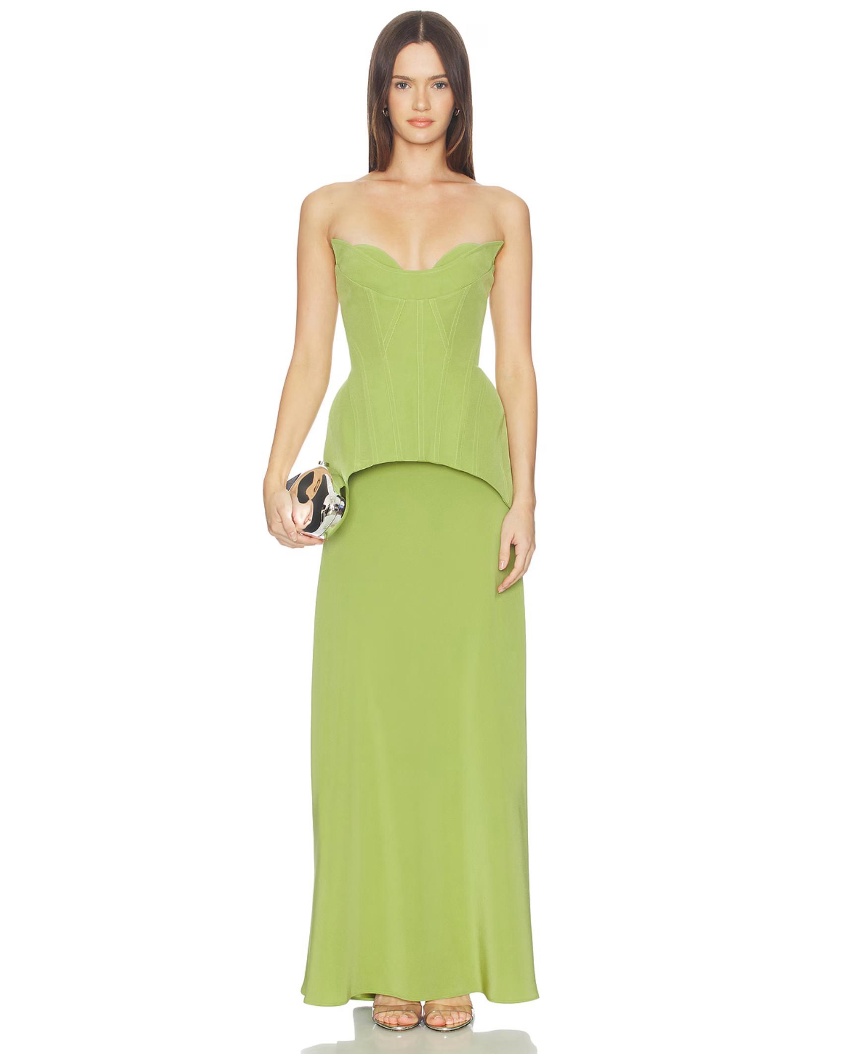 Acler Bankfield Maxi Dress Green S | Green Bridesmaid Dress, Green Wedding Guest Dress by Acler - Pickle Acler Bankfield Maxi Dress Green S | Green Bridesmaid Dress, Green Wedding Guest Dress by Acler - Pickle