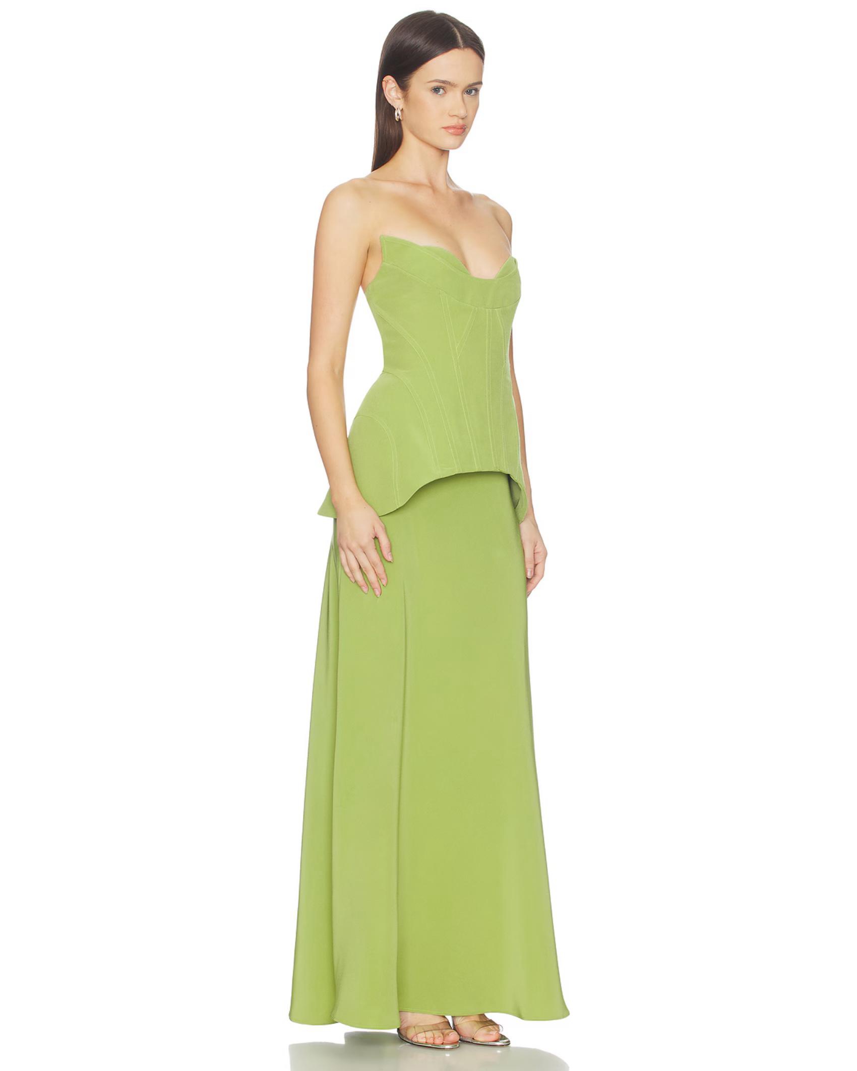 lime green wedding guest dress Preston Flutter Sleeve Maxi | Dress Open back tinesxo on LTK