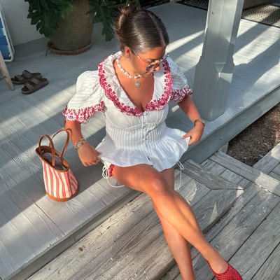 tuckernuck ivory stripe marina dress by Tuckernuck Brocks dress