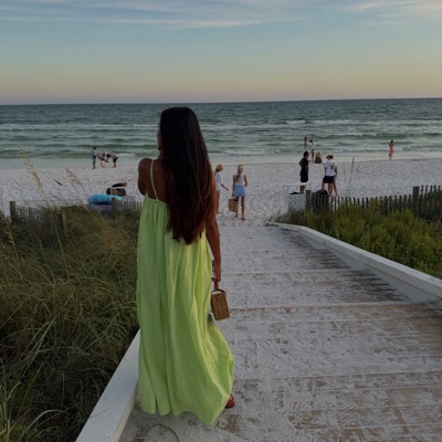 h&m lime green dress Flowy Maxi 🍋‍🟩 by Midi dresses